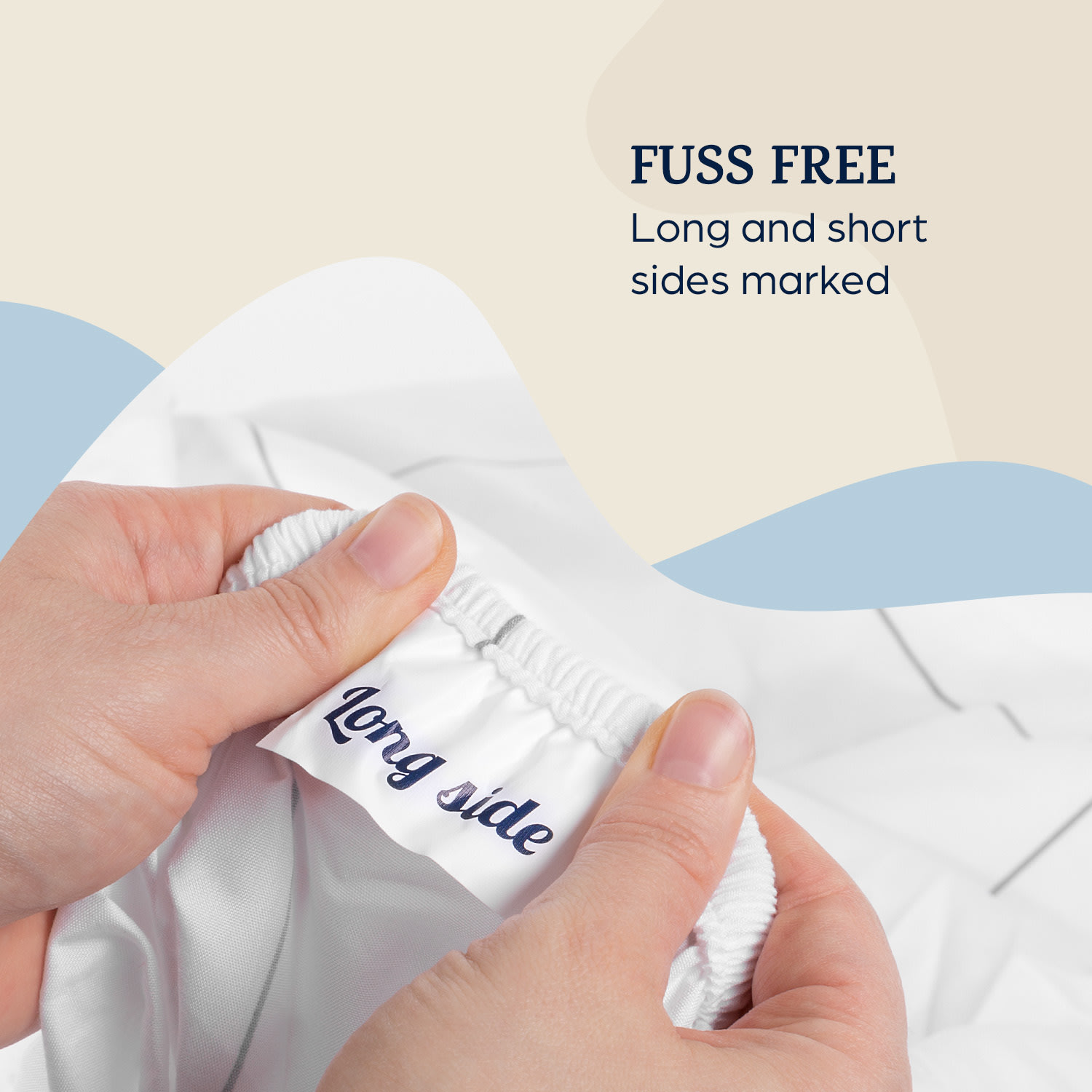 Sleepwise Soft Wonder-Edition, elastická plachta na posteľ, 140 – 160 × 200 cm, mikrovlákno – Obrázok 5