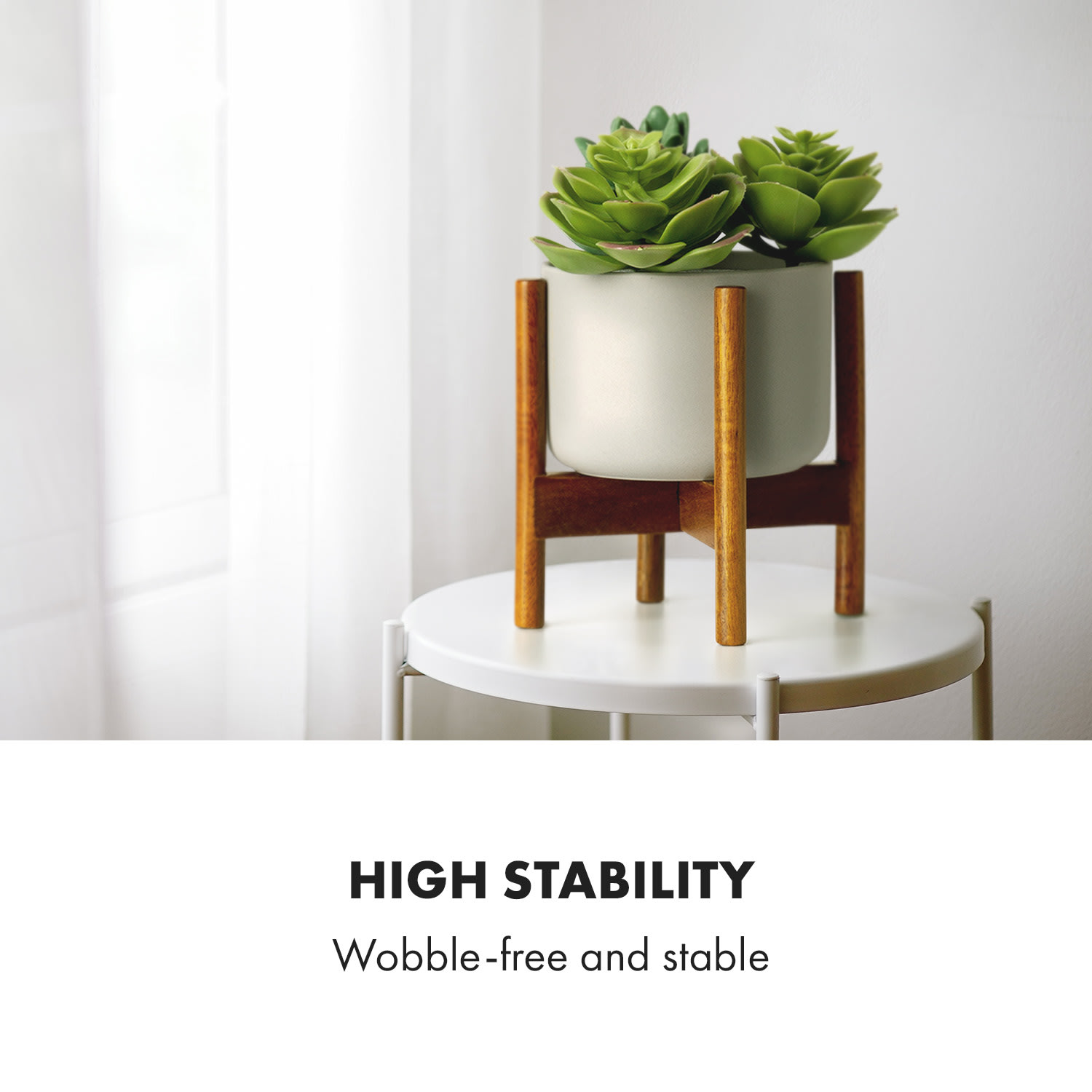 Fox & Fern Thorn, kvetináč, so stojanom, štýl 50. rokov, 2 veľkosti – Obrázok 5