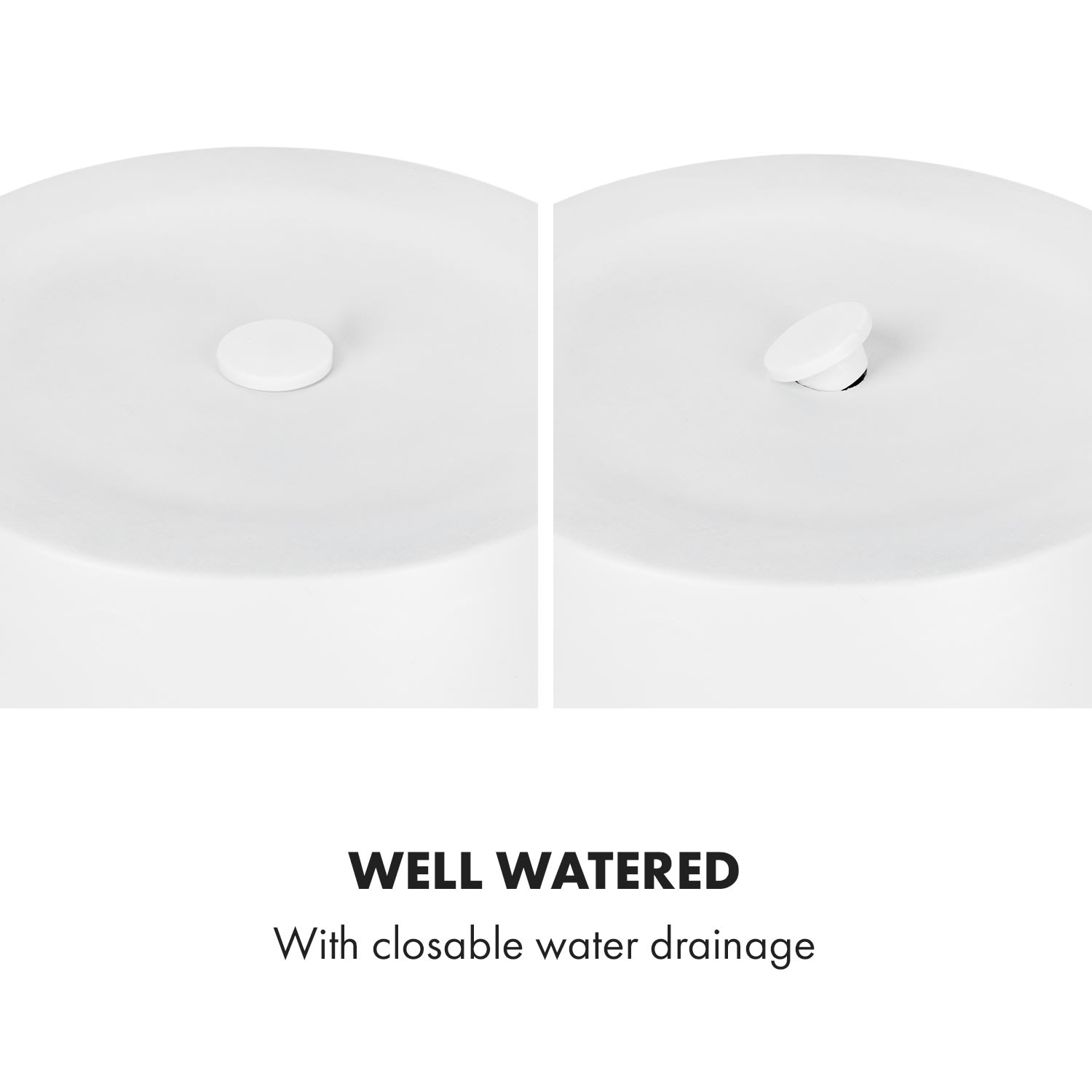 Fox & Fern Almere Kvetináč Fibre Stone ideálny pre rastliny, ručne vyrobený, kužeľovitý – Obrázok 3