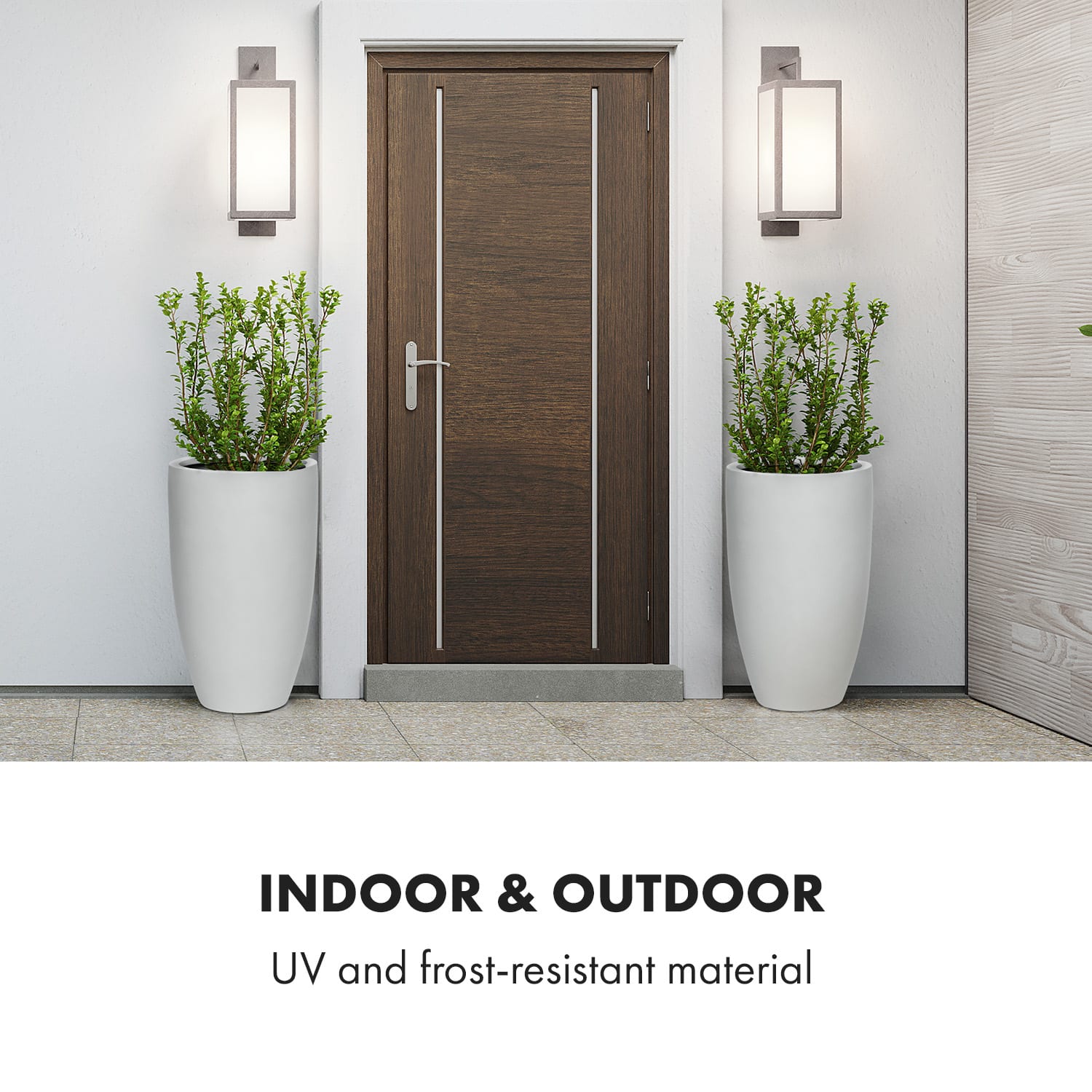 Fox & Fern Almere Kvetináč Fibre Stone ideálny pre rastliny, ručne vyrobený, kužeľovitý – Obrázok 5