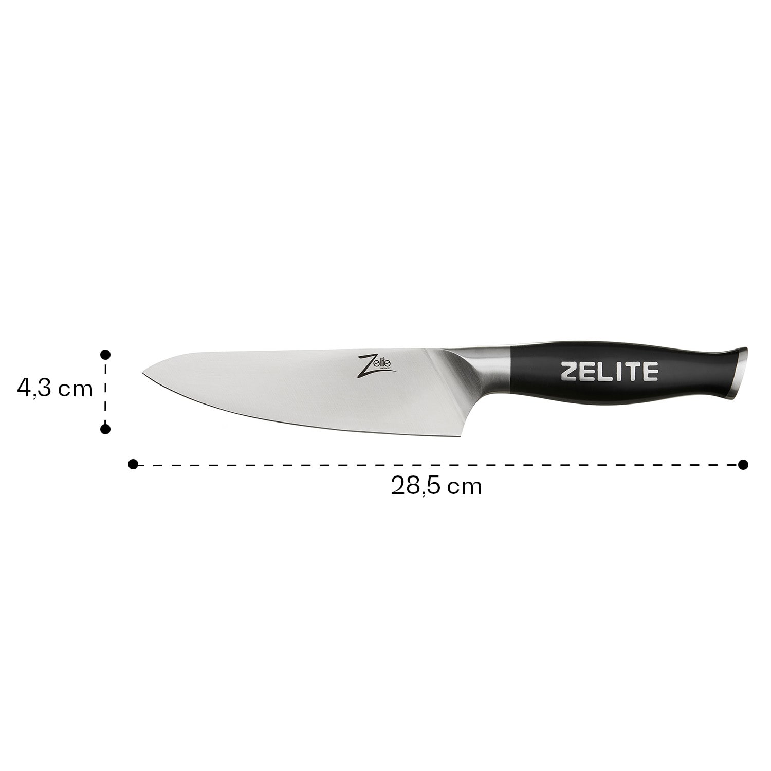 Zelite Infinity by Klarstein Comfort Pro, 6" nôž šéfkuchára, 56 HRC, nehrdzavejúca oceľ – Obrázok 5