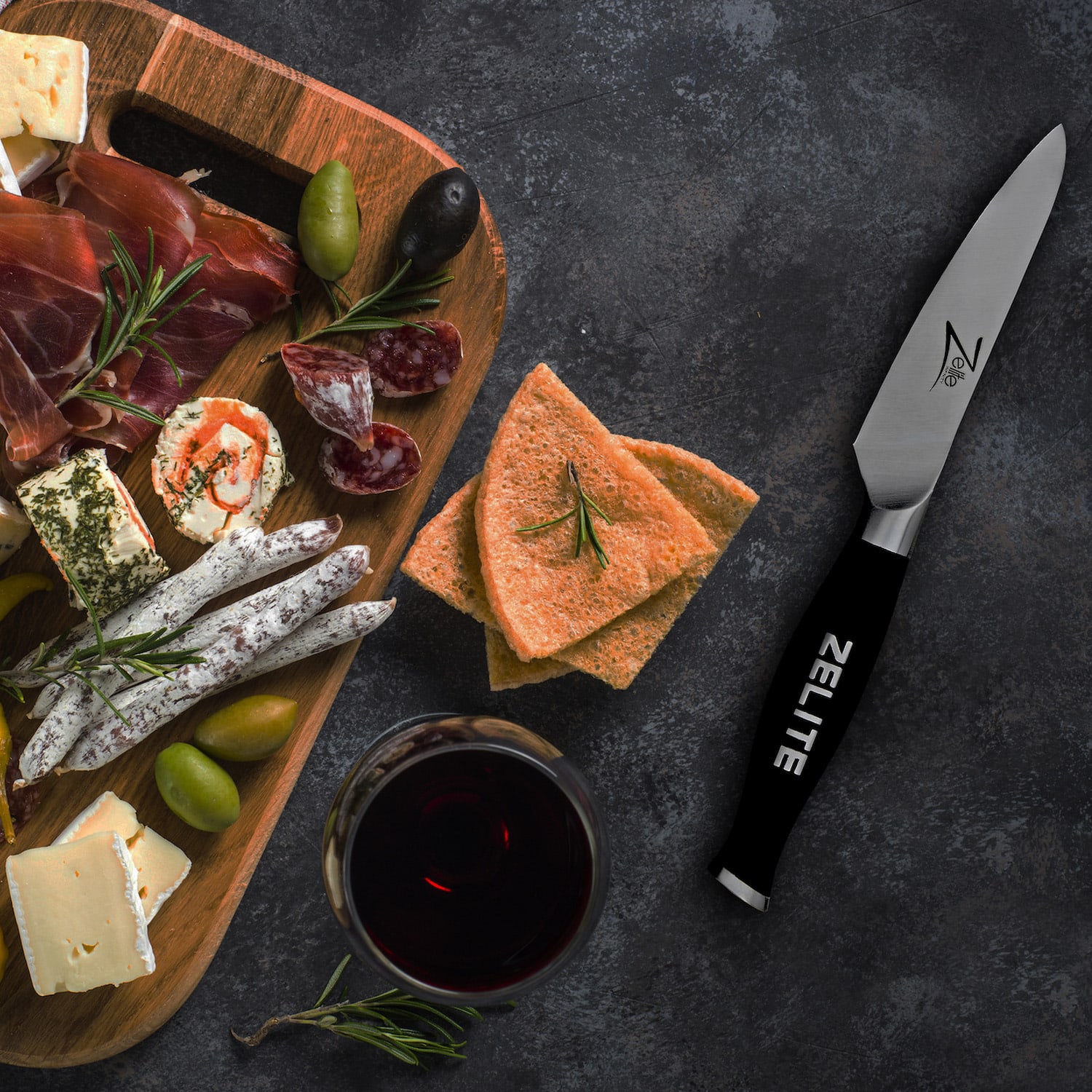 Zelite Infinity by Klarstein Comfort Pro, 4" nôž na lúpanie, 56 HRC, nehrdzavejúca oceľ – Obrázok 3