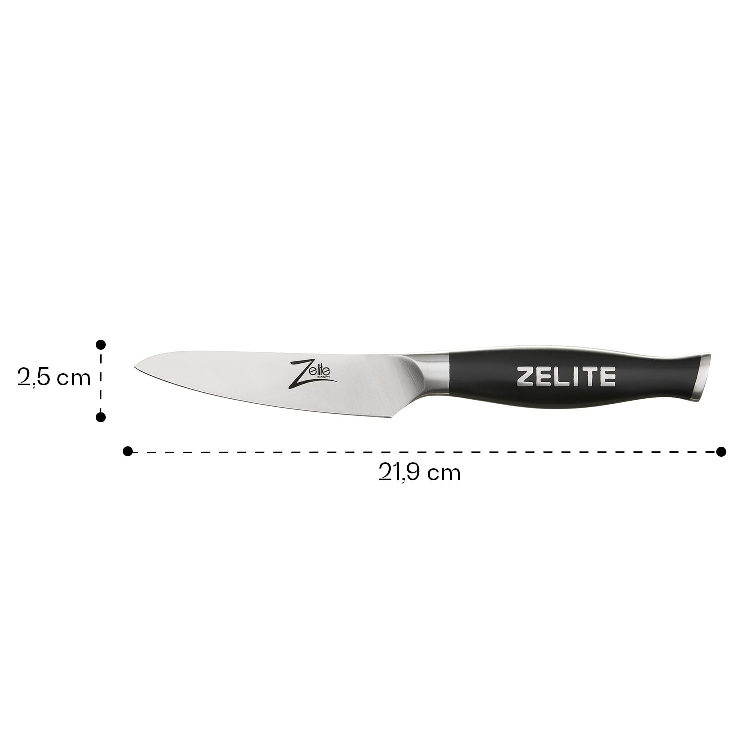 Zelite Infinity by Klarstein Comfort Pro, 4" nôž na lúpanie, 56 HRC, nehrdzavejúca oceľ – Obrázok 5