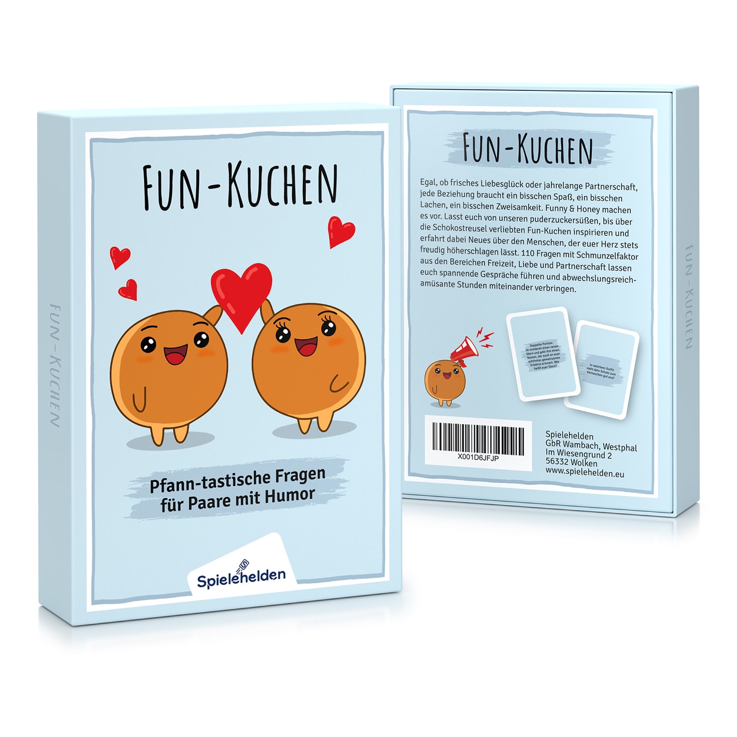 Spielehelden Fun-Kuchen Partnerská hra s veselými otázkami pre ešte väčšiu spolupatričnosť – Obrázok 5