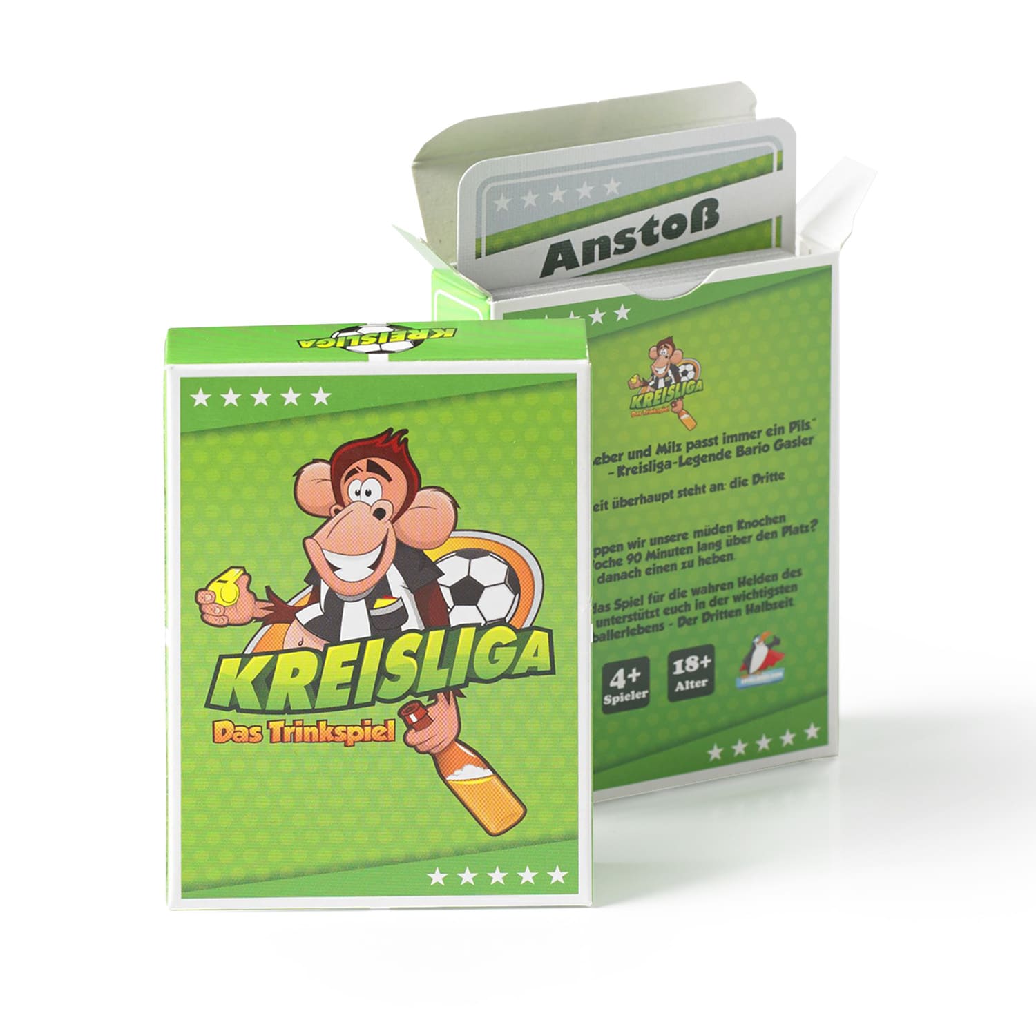 Spielehelden Okresná liga Alkoholická hra Futbal 55 hracích kariet vreckového formátu – Obrázok 5