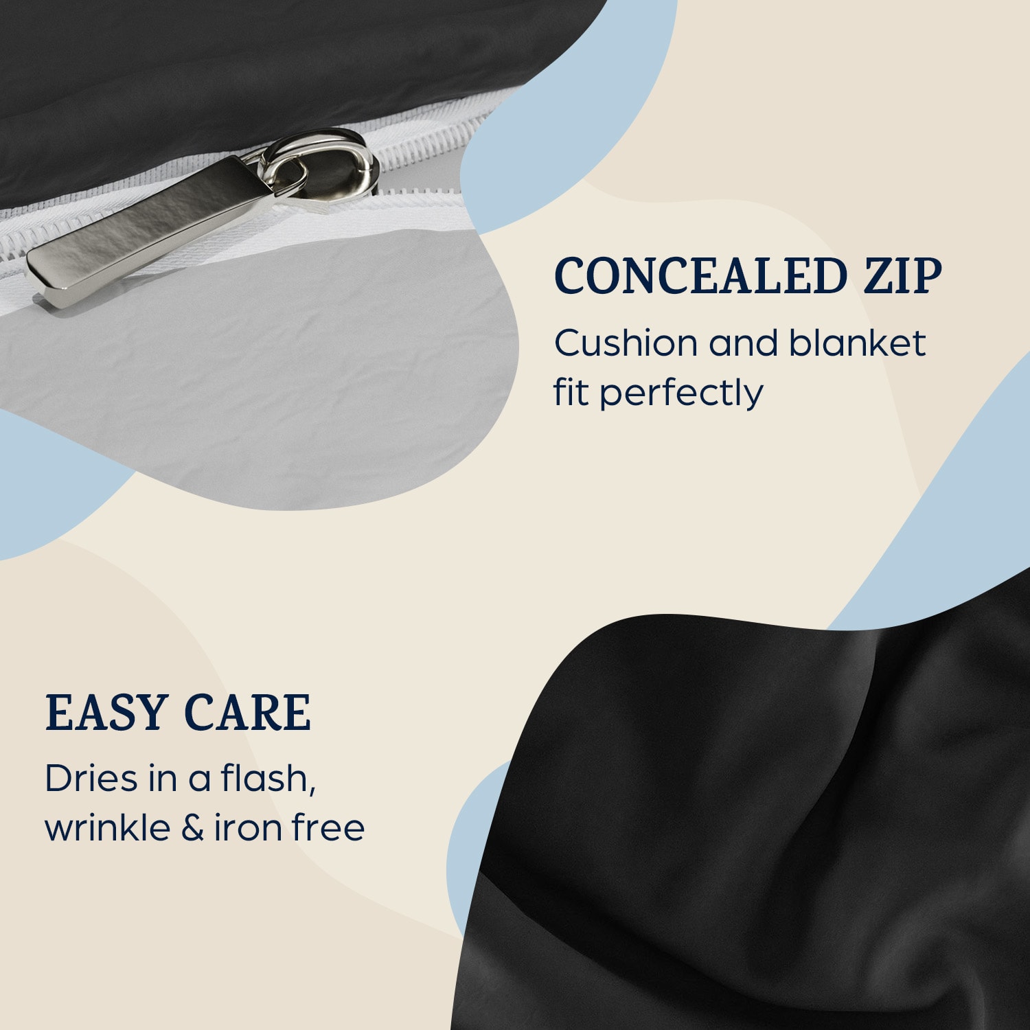 Sleepwise Soft Wonder Edition, posteľná bielizeň, 140x200 cm, mikrovlákno – Obrázok 3