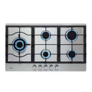 Klarstein Ignito Chef Edition, plynová varná doska, 5 Sabaf horákov, 5 zón, sklokeramika