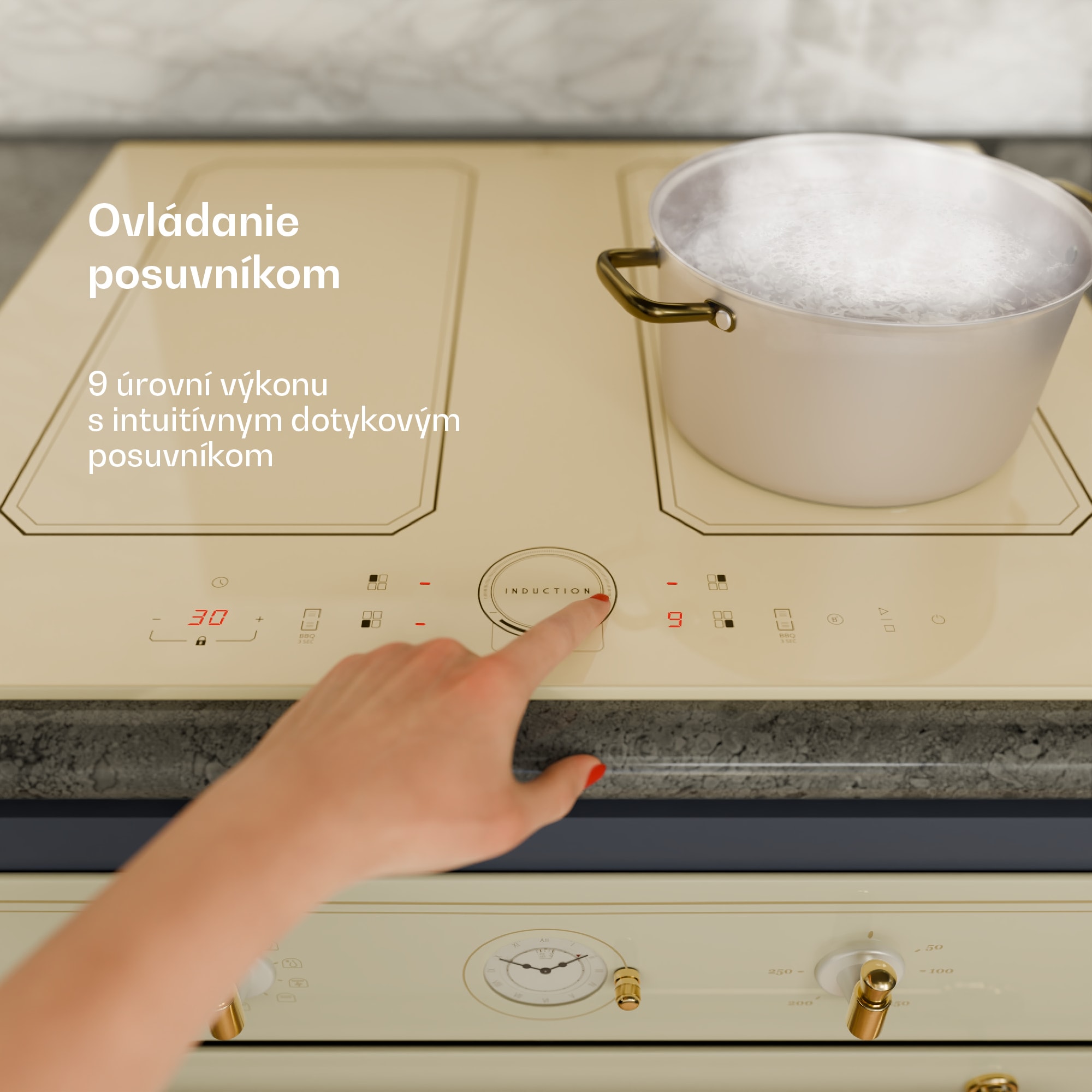 Klarstein Victoria 4 Flex, vstavaná indukčná varná doska, 7000 W, 2 x Flexzone, časovač – Obrázok 5
