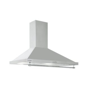 Klarstein Montblanc 90, digestor, 90 cm, nástenný, 610m³/h, LED, lišta, biely