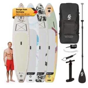 Capital Sports Kipu Allrounder 365, nafukovací Paddelboard, SUP board Set, cruiser