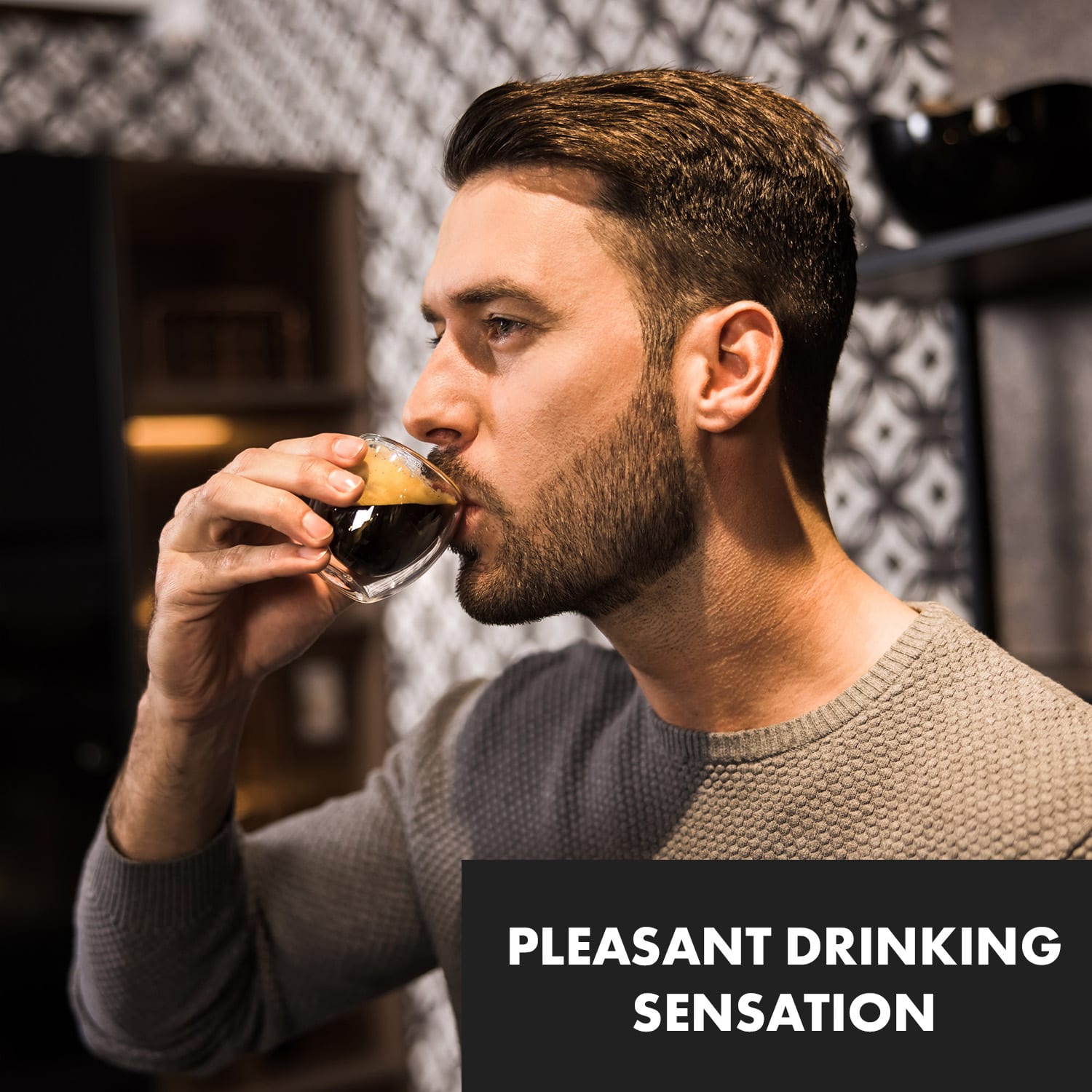 Klarstein Glaswerk Vienna, dvojstenné termopoháre, 80 ml, ručná výroba, borosilikátové sklo – Obrázok 4