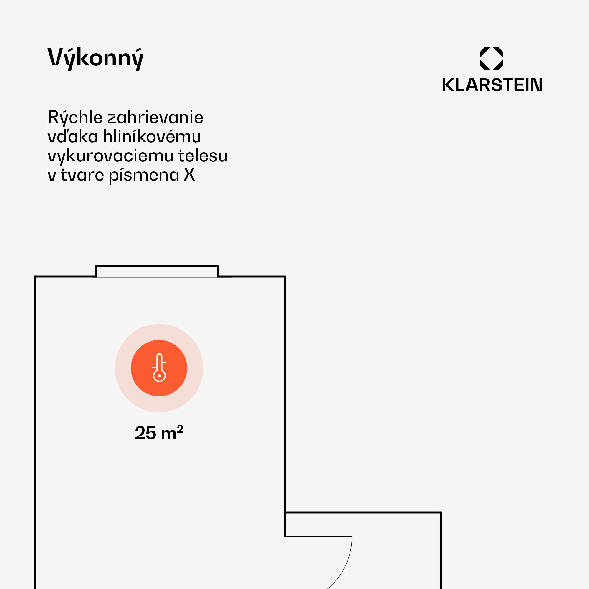 Klarstein Bansin Crystal Smart, konvektor, 2500 W, 5 - 50 °C, ovládanie cez aplikáciu – Obrázok 3