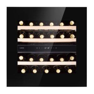 Klarstein Rhône 25 Duo, vinotéka, 75 l, 25 fliaš, 2 zóny, kompresné chladenie
