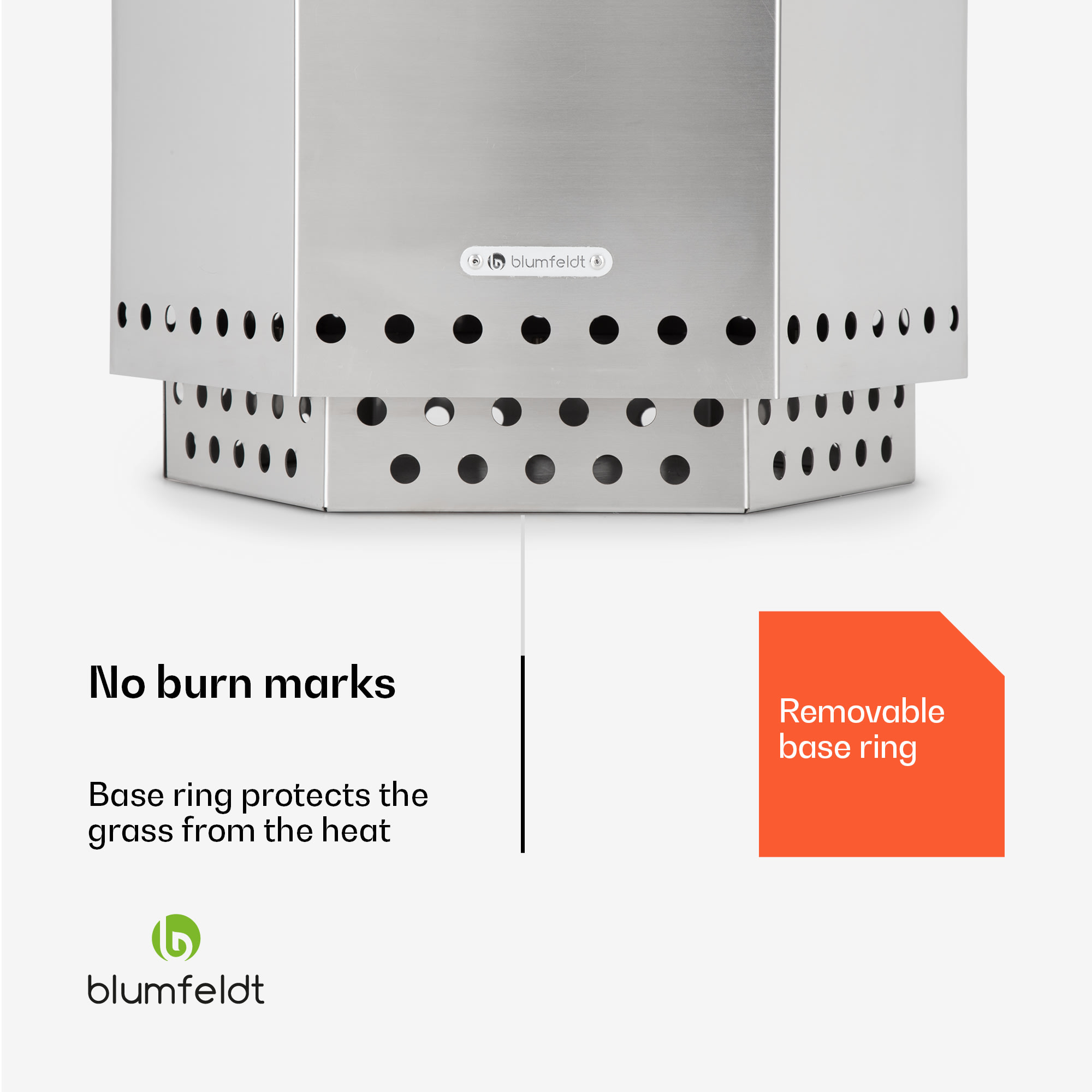 Blumfeldt Mojanda, kôš na oheň, bezdymový, robustný, kutáče, kryt proti dažďu – Obrázok 5