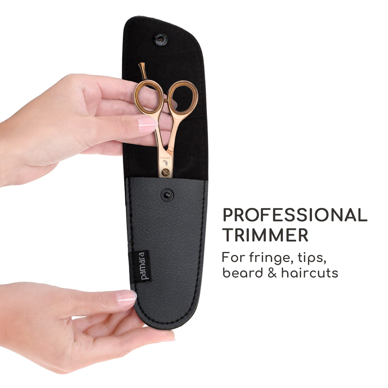 Blumfeldt Visionaire Premium, nožnice na strihanie vlasov, extra ostré, vrátane puzdra na nožnice – Obrázok 3