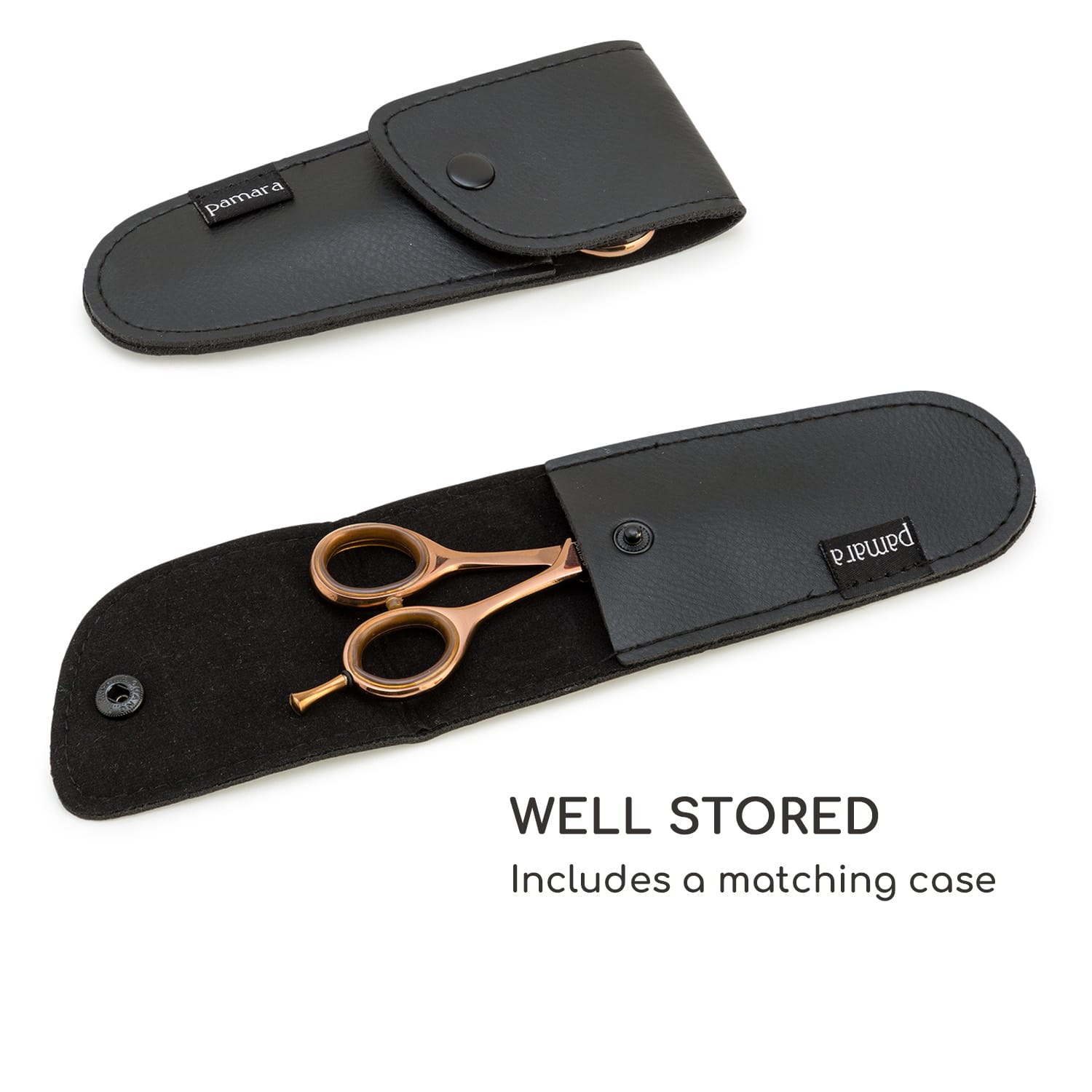 Blumfeldt Visionaire Premium, nožnice na strihanie vlasov, extra ostré, vrátane puzdra na nožnice – Obrázok 4