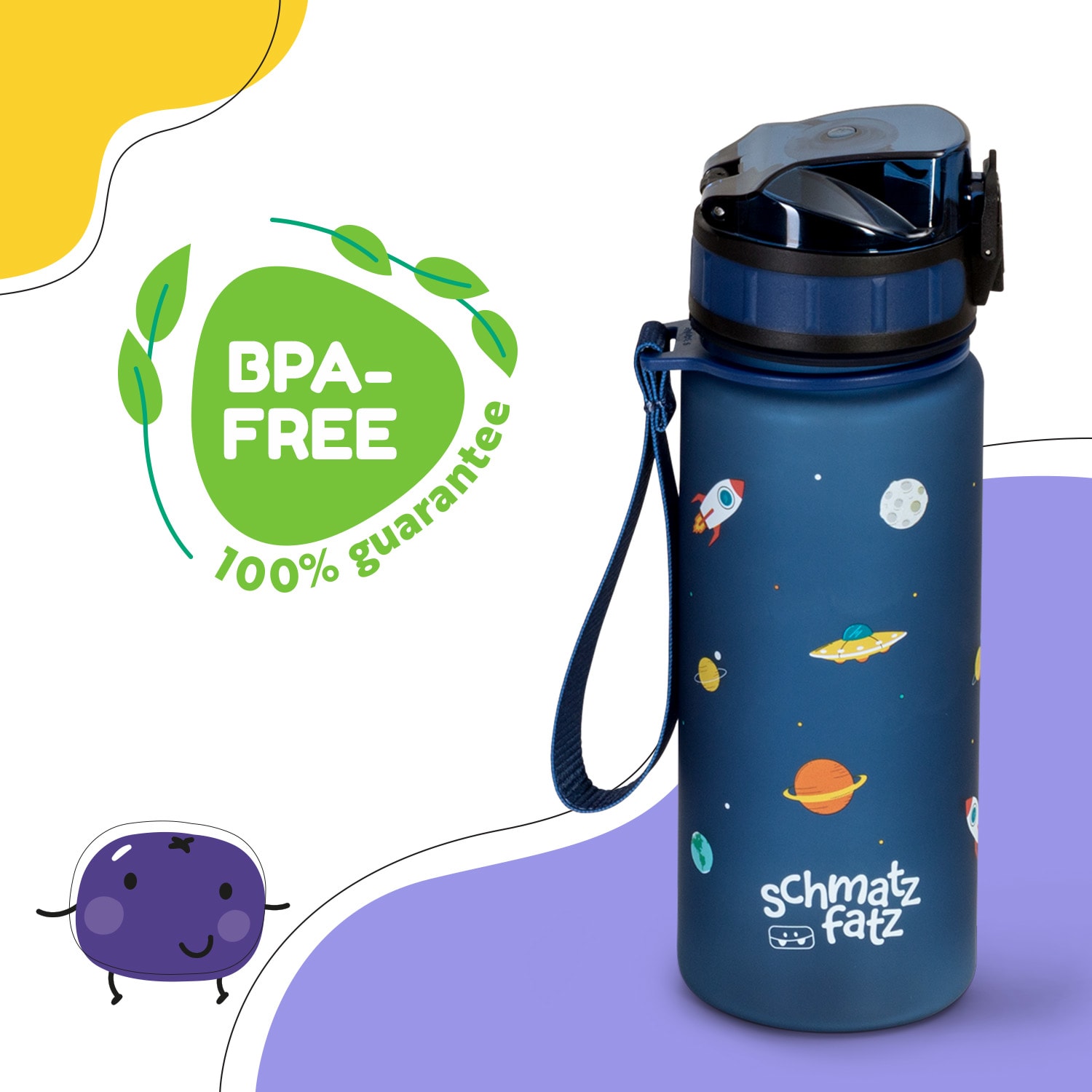 Klarstein Wakaba, fľaša na pitie, 400 ml, Tritan, BPA-free – Obrázok 2