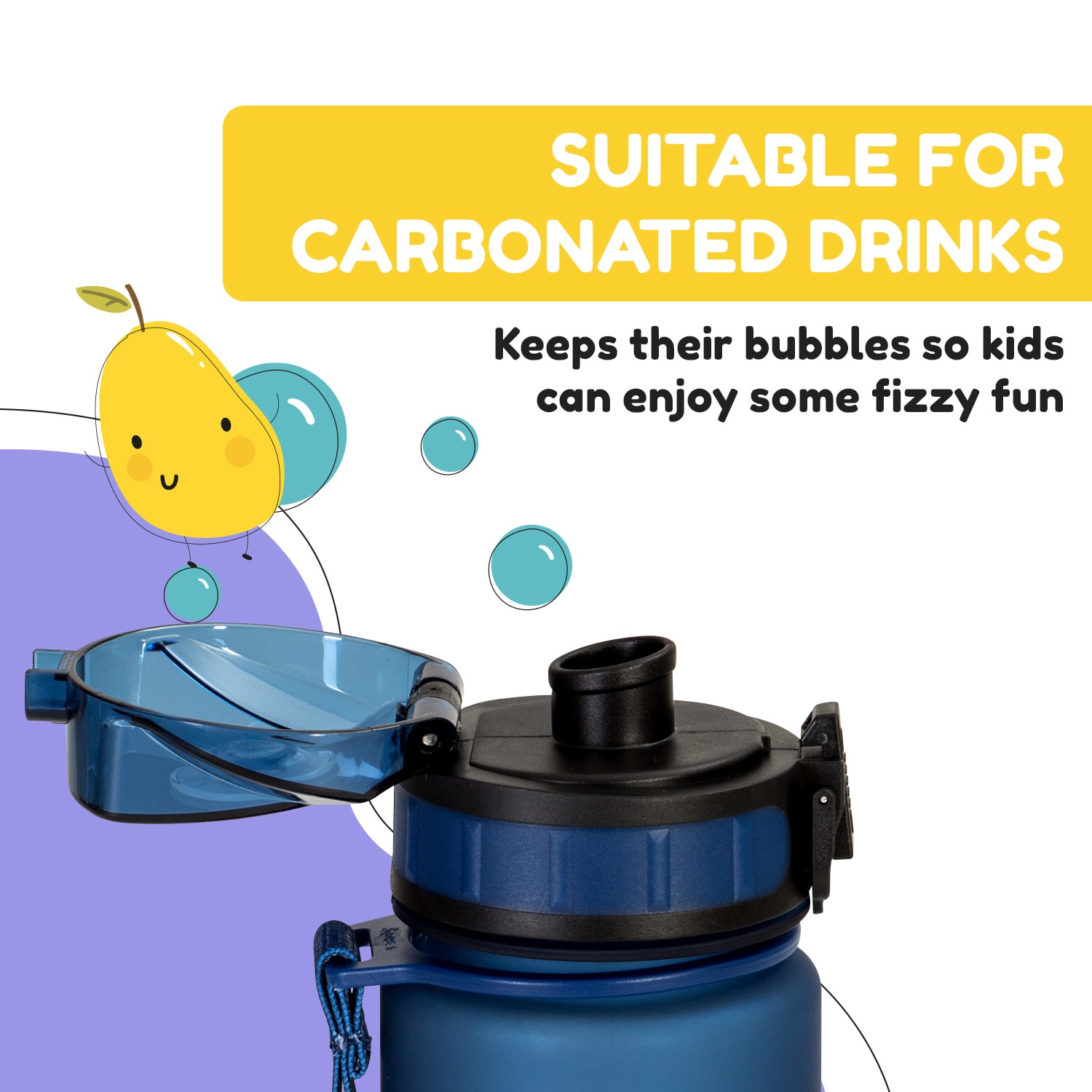 Klarstein Wakaba, fľaša na pitie, 400 ml, Tritan, BPA-free – Obrázok 5