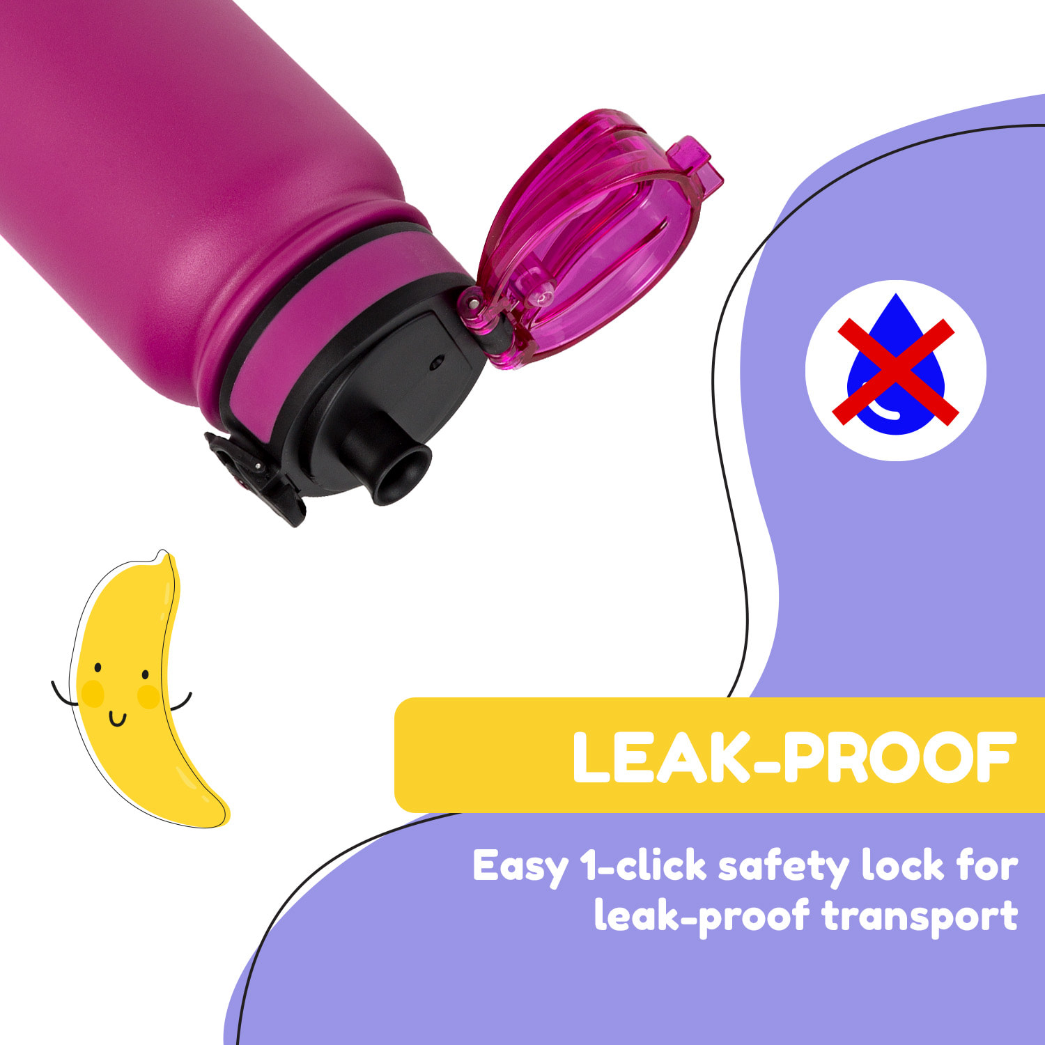 Klarstein Wakaba termoska 550 ml z nehrdzavejúcej ocele Tritan BPA-Free – Obrázok 3