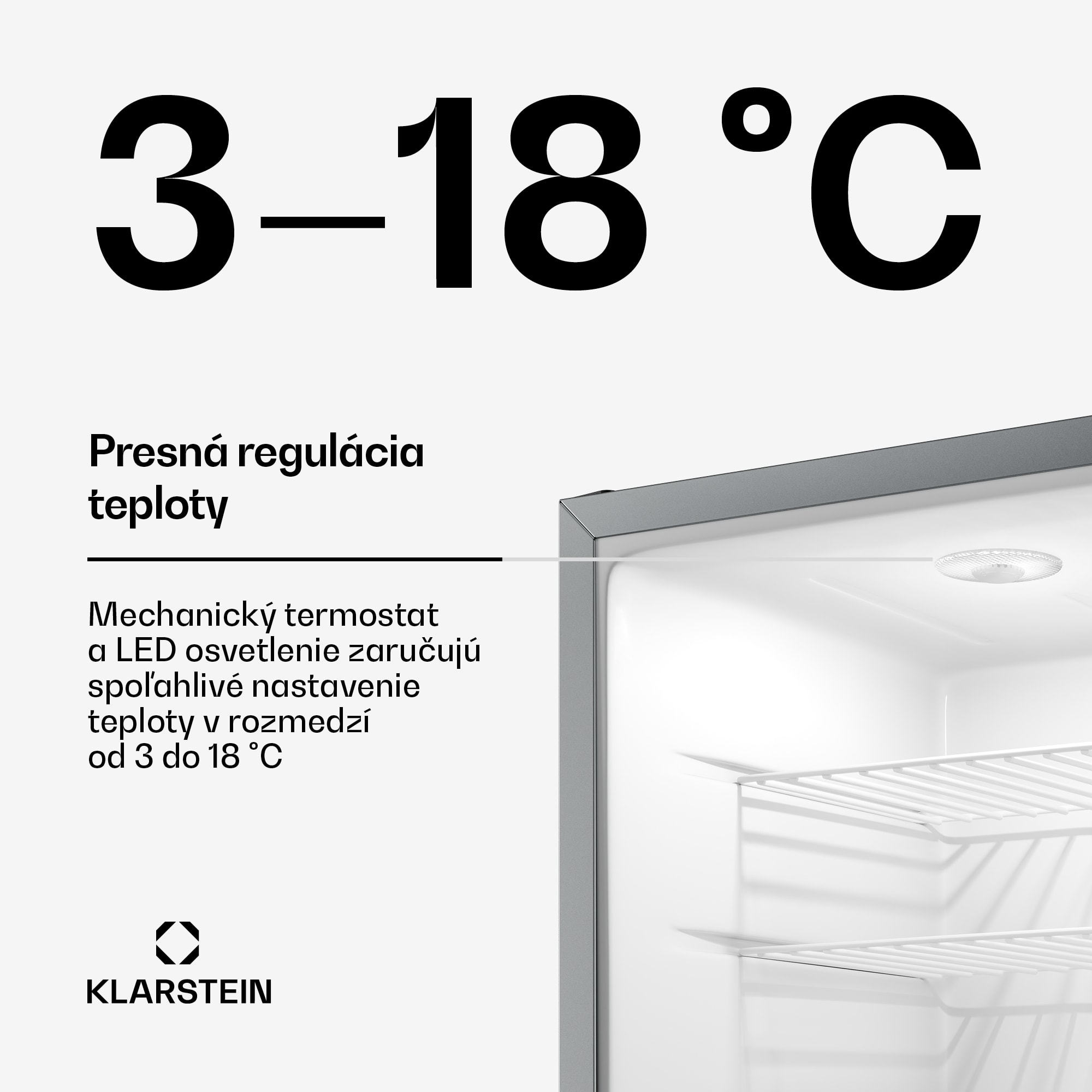 Klarstein Matterhorn 28, mini chladnička, 28 litrov, 35 dB, kompaktná, uzamykateľná – Obrázok 4