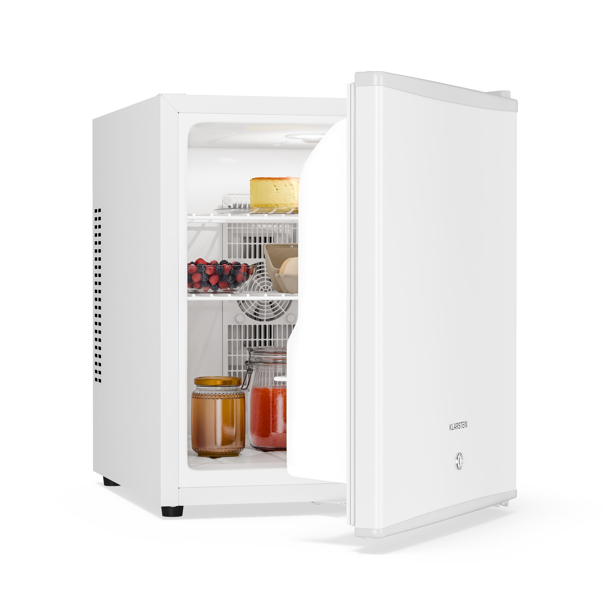 Klarstein Matterhorn 44, mini chladnička, 44 litrov, 35 dB, kompaktná, uzamykateľná