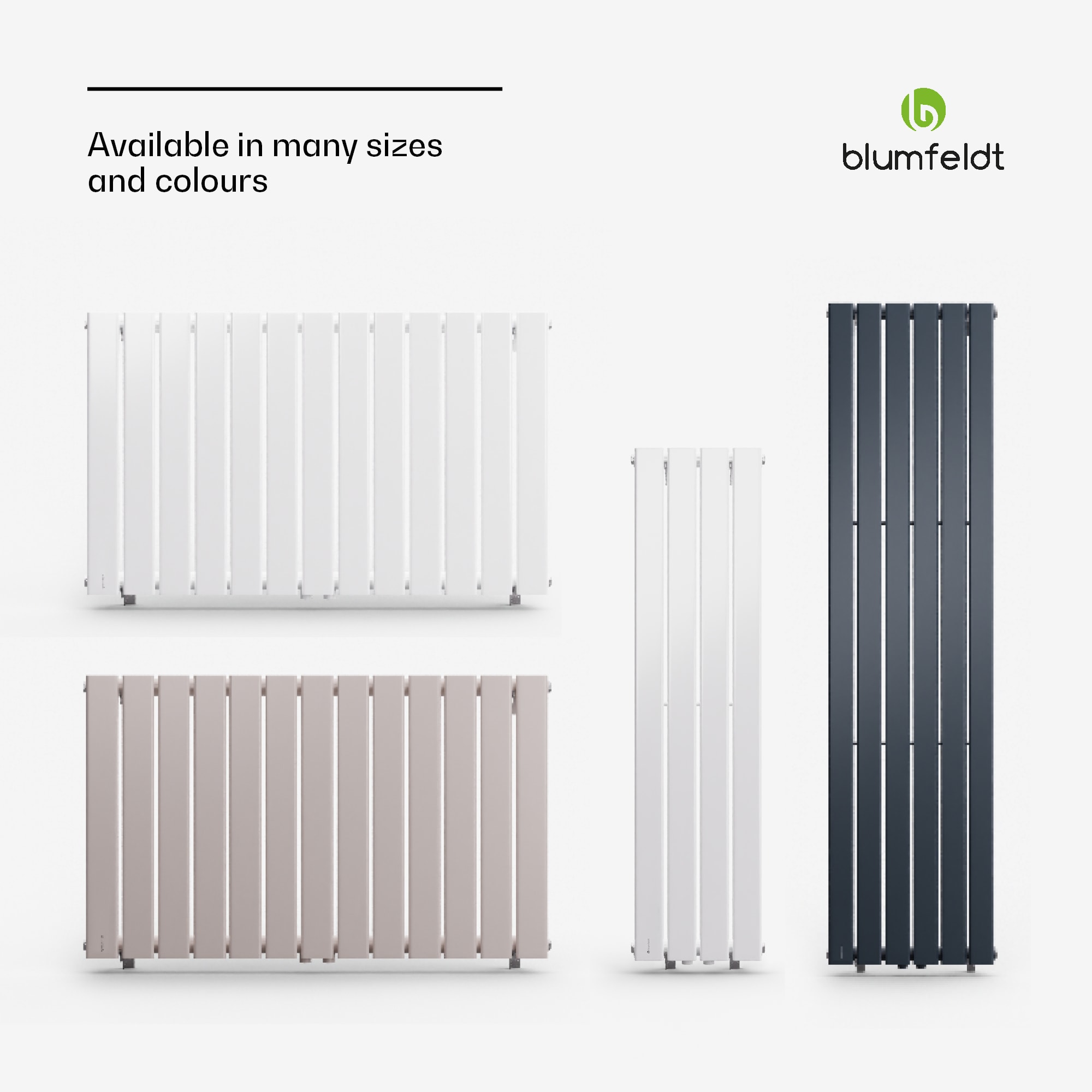 Blumfeldt Ontario, radiátor, 30 x 120, pripojenie 1/2", inštalácia na stenu, 733 W – Obrázok 5