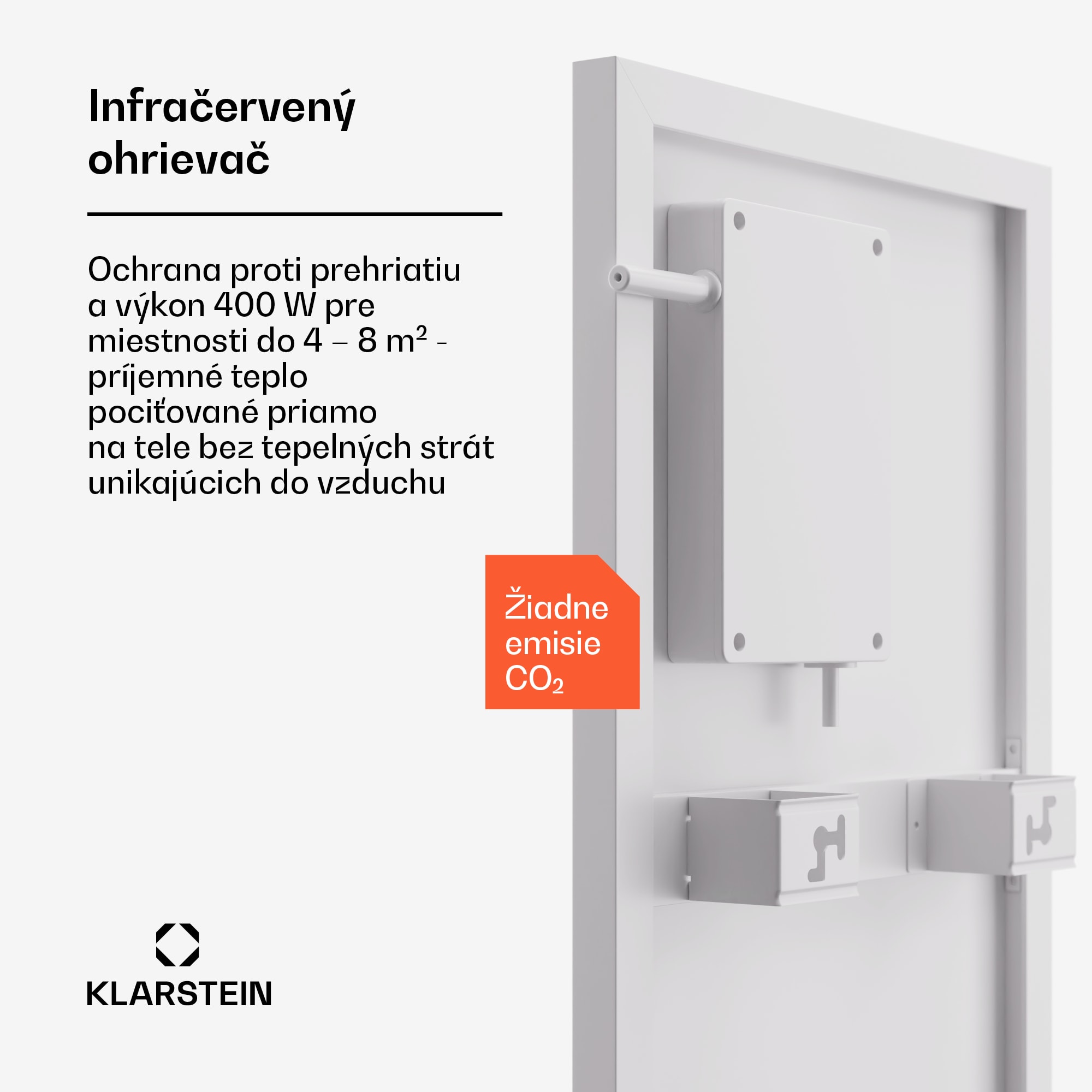 Klarstein Wonderwall Smart Bornholm, infražiarič, 30 x 100 cm, 320 W, aplikácia – Obrázok 3