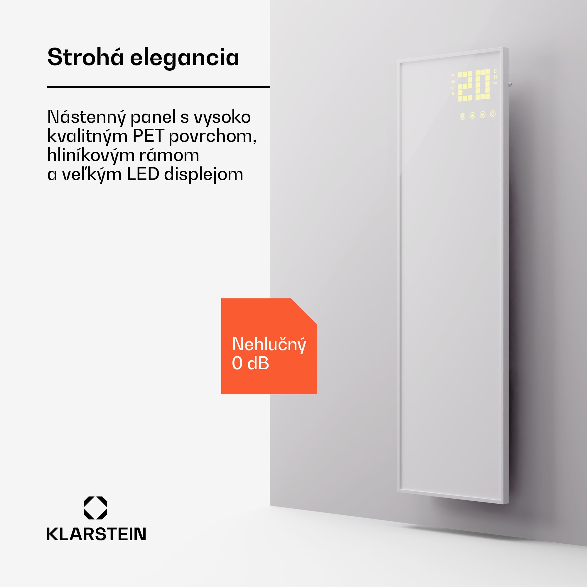 Klarstein Wonderwall Smart Bornholm, infražiarič, 30 x 100 cm, 320 W, aplikácia – Obrázok 4