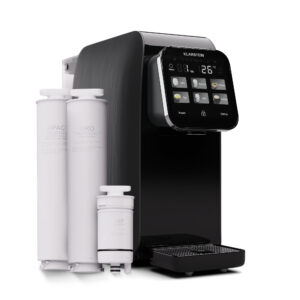 Klarstein AquaLine 3L, čistička vody, 5-stupňová filtrácia, objem 3 l, 6 teplôt vody, čierna