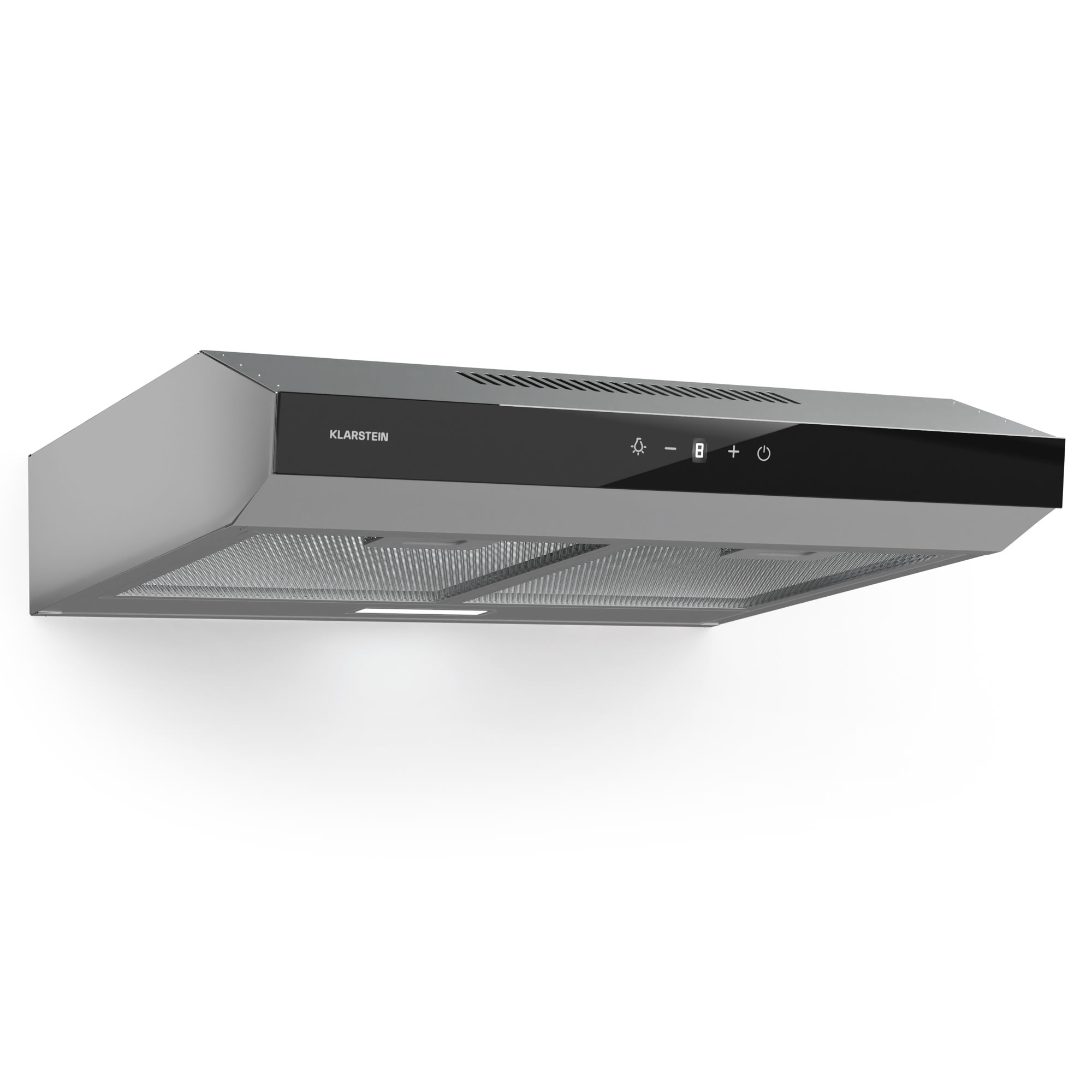 Klarstein Contempo Neo, digestor, podskrinkový, recirkulácia, 175 m³/h, SenseControl, integrované dotykové ovládanie