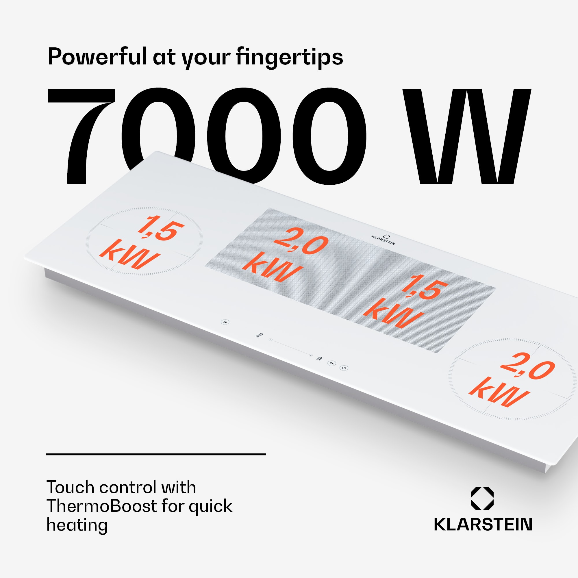 Klarstein Delicatessa 90 Slim Hybrid indukčná varná doska – Obrázok 3