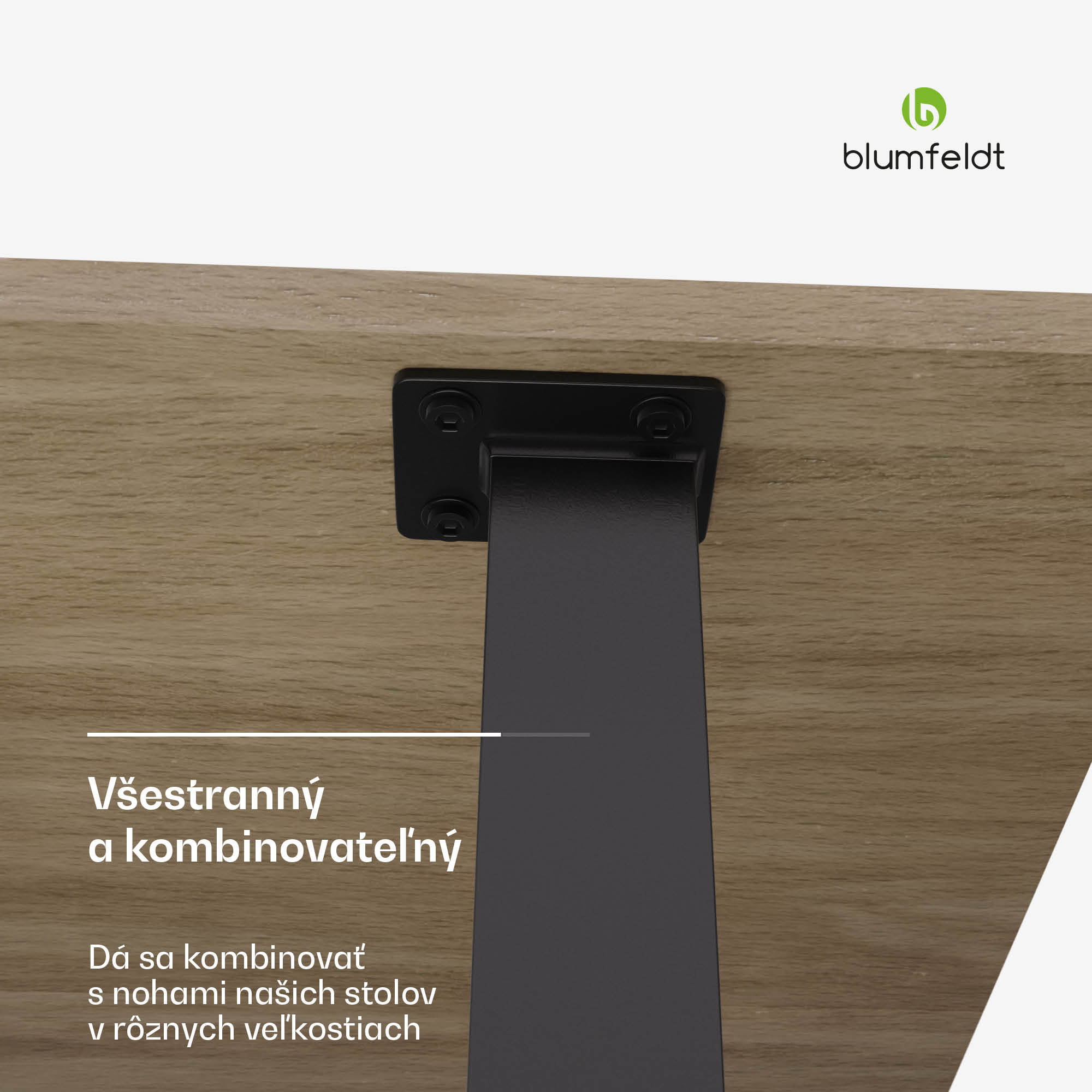 Blumfeldt Bearsdon stolová doska 140 x 80 cm pre kuchyňu a jedáleň, Robustná vrstvená drevotrieska – Obrázok 4