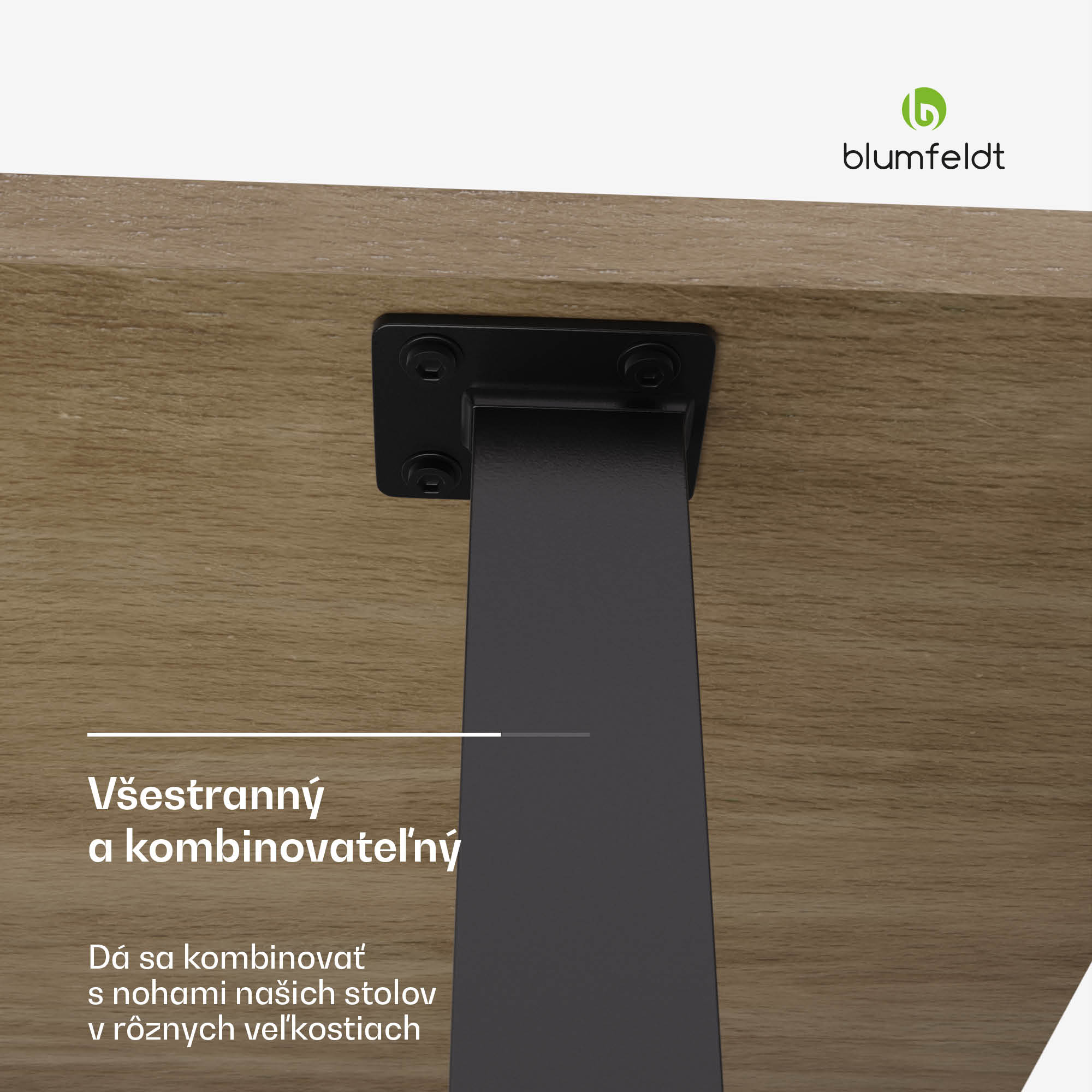 Blumfeldt Bearsdon stolová doska 160 x 90 cm pre kuchyňu a jedáleň, Robustná vrstvená drevotrieska – Obrázok 4