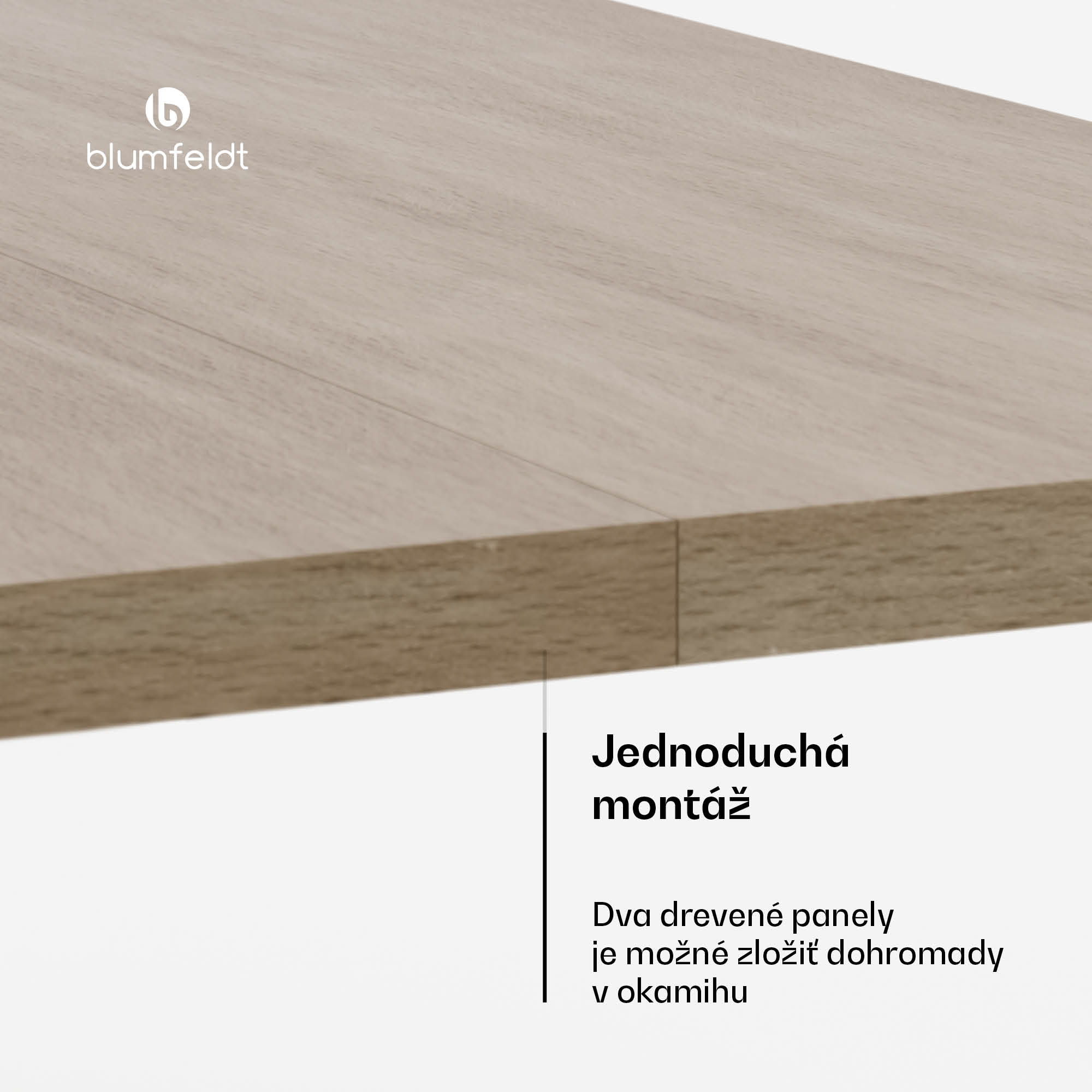 Blumfeldt Bearsdon stolová doska 160 x 90 cm pre kuchyňu a jedáleň, Robustná vrstvená drevotrieska – Obrázok 5