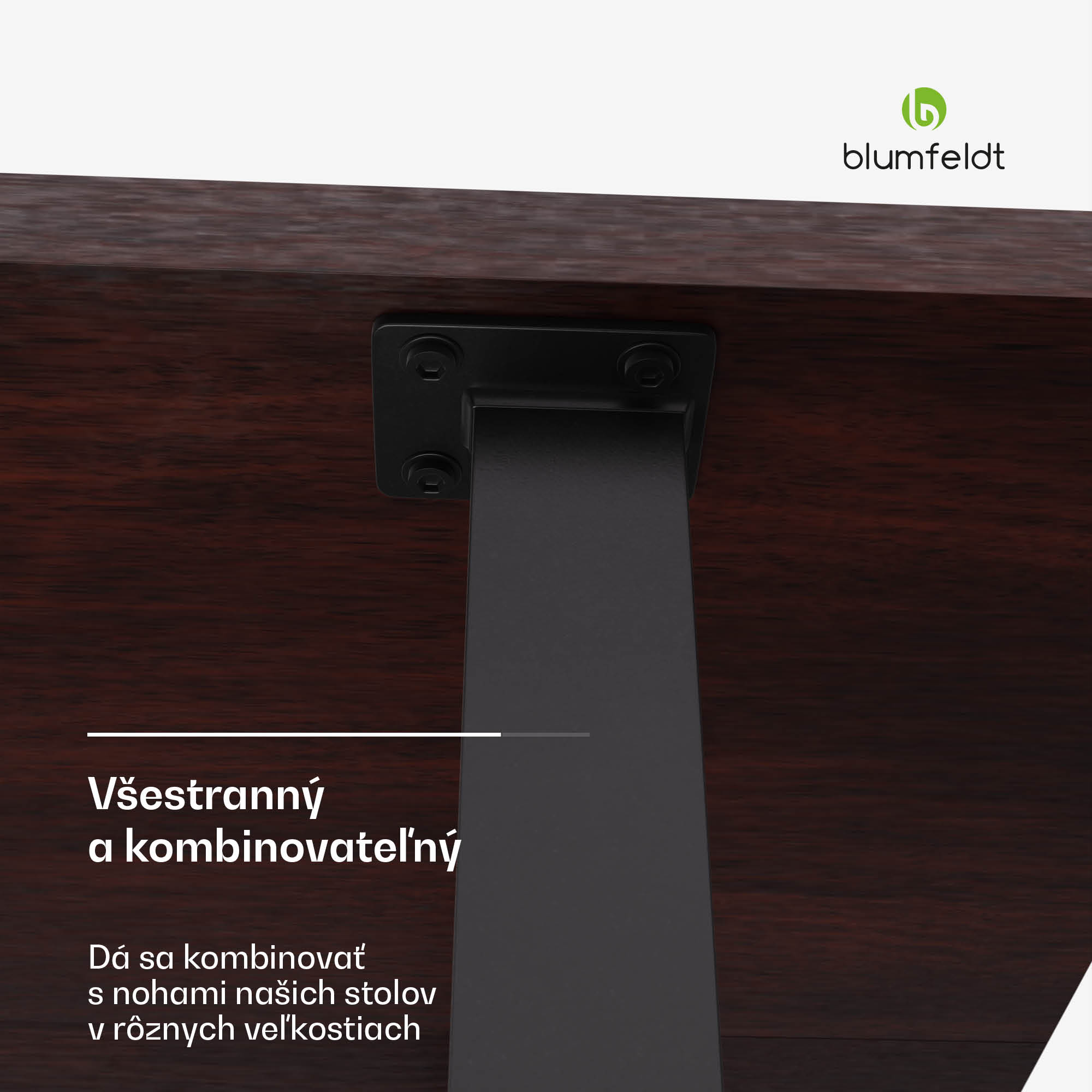 Blumfeldt Bearsdon stolová doska 160 x 90 cm pre kuchyňu a jedáleň, Robustná vrstvená drevotrieska – Obrázok 4