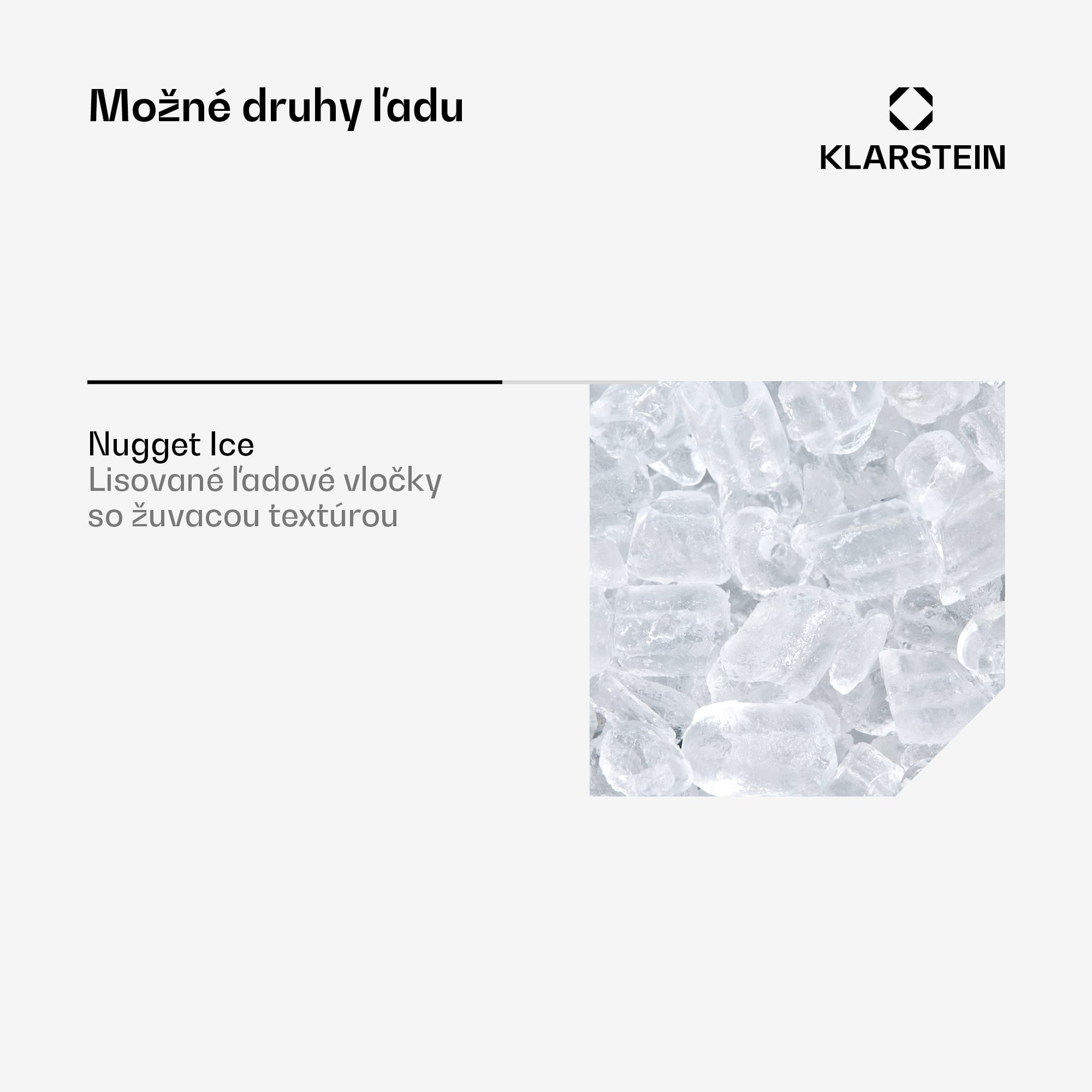 Klarstein Výrobník ľadu, Glacial Pro Nugget, zariadenie na výrobu kociek ľadu – Obrázok 5