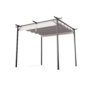 Blumfeldt Pantheon Robust, pergola, 3 x 3 m, práškovo lakovaná oceľ, odolná voči poveternostným vplyvom