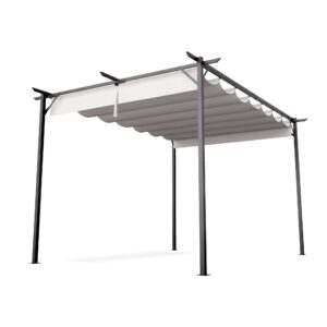 Blumfeldt Pantheon Robust, pergola, 3 x 4 m, práškovo lakovaná oceľ odolná voči poveternostným vplyvom