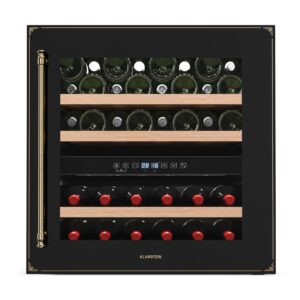 Klarstein Vinsider Victoria 36 chladnička na víno, 36 fliaš, dotyková, UV ochrana, LED, tichá, 3 police