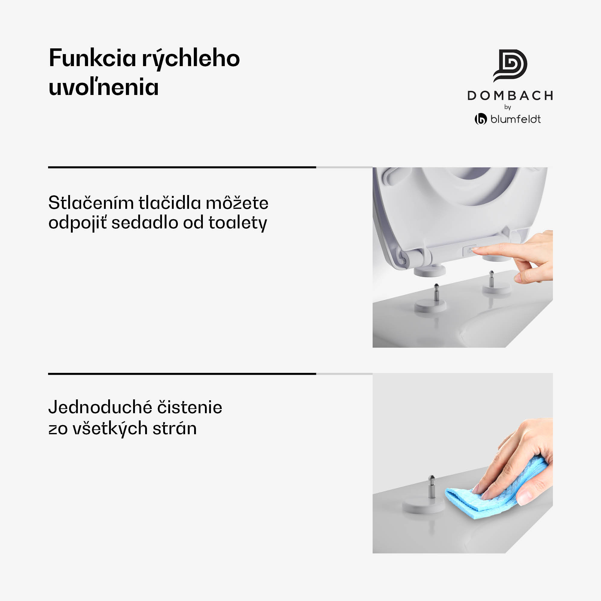 Blumfeldt Lil'Loo odnímateľné detské záchodové sedadlo, antibakteriálne, soft-close, do 175 kg – Obrázok 5