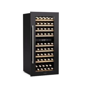 Klarstein Vinsider Duo chladnička na víno, 79 fliaš, 2 chladiace zóny, UV ochrana, 9 políc, Dotykové ovládanie