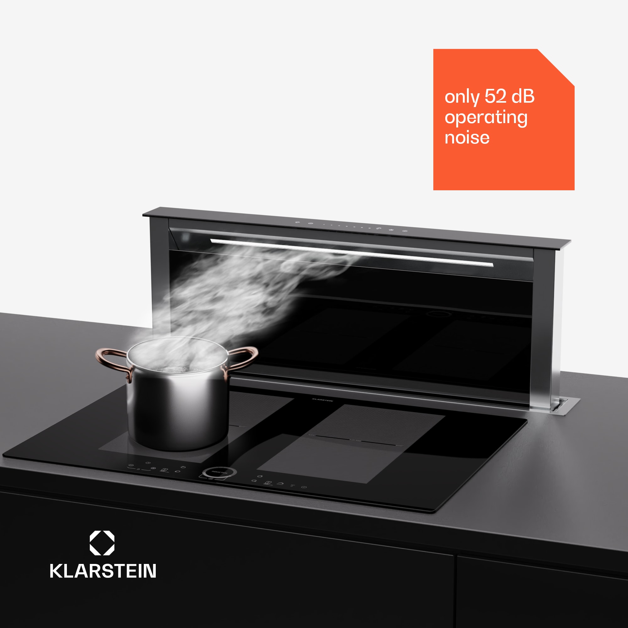 Klarstein Royal Flush Eco 75 digestor 75 cm 650 m³/h EEK A++ vrátane filtrov s aktívnym uhlím – Obrázok 5