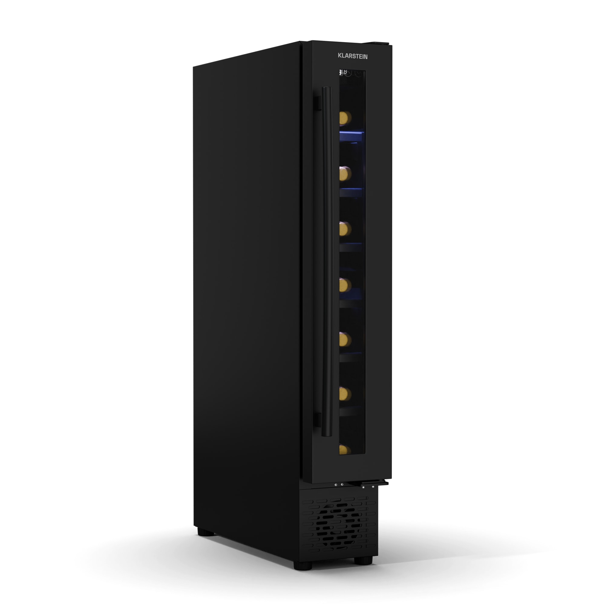 Klarstein Vinovilla 7 Uno chladnička na víno, 1 chladiaca zóna, 7 fliaš, drevené police, 5-18 °C