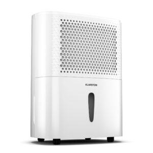 Klarstein DryFy 10L odvlhčovač, 10 l/deň, 20-30m², 80 m³/h, časovač, nádrž na vodu, mobilný