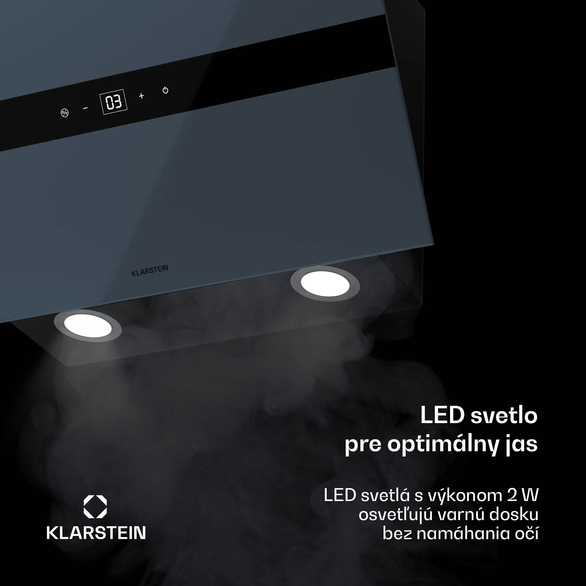 Klarstein WiFusion digestor, WiFi, LED, 680 m³/h, A++ – Obrázok 5