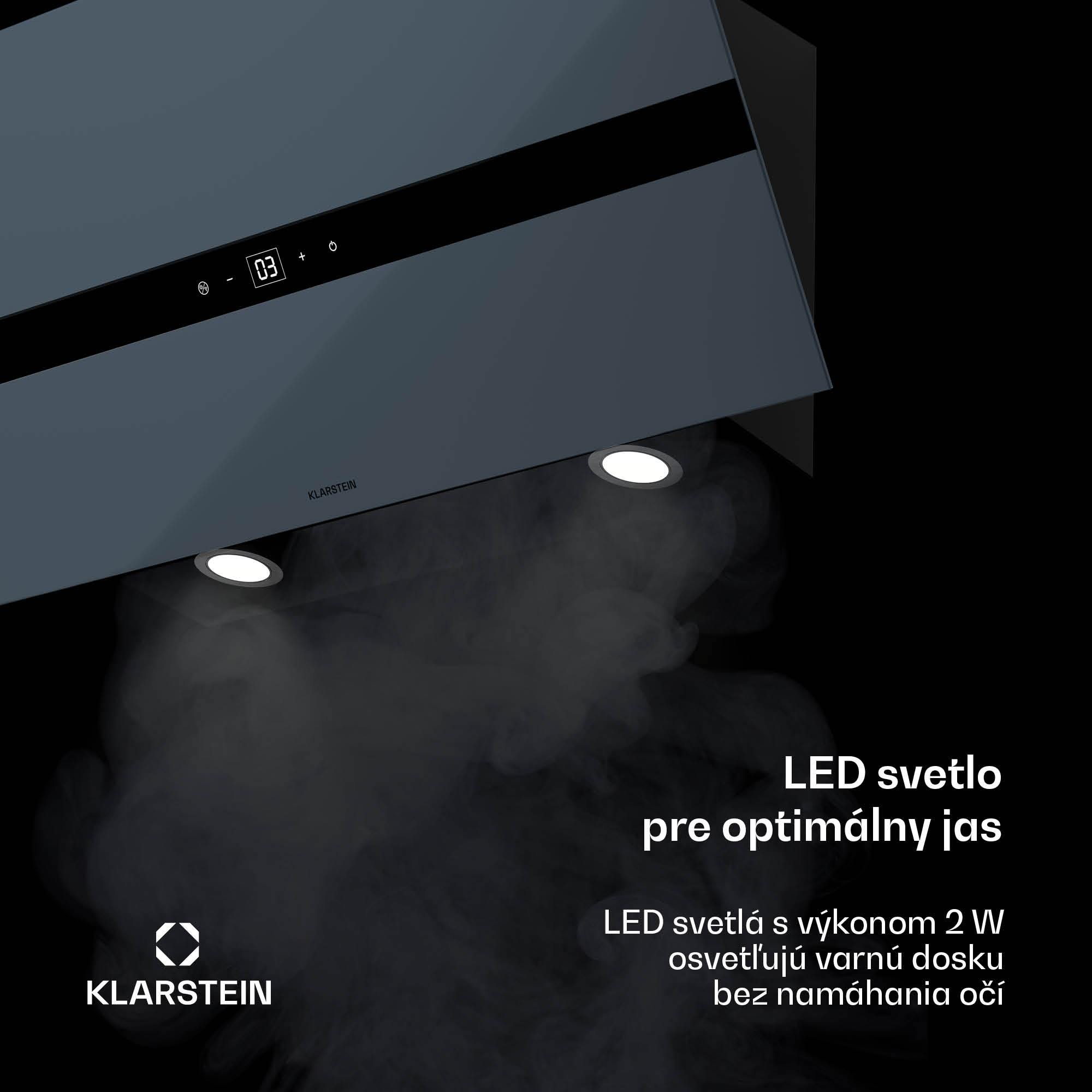 Klarstein WiFusion digestor, WiFi, LED, 690 m³/h, A++ – Obrázok 5