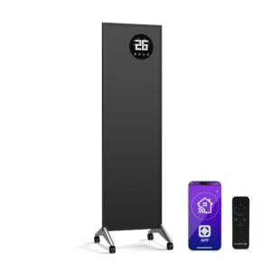 Klarstein Wonderwall Smart Bornholm Infračervený ohrievač, 400 W, Inteligentné ovládanie, montáž na stenu, LED-Displej