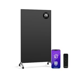 Klarstein Wonderwall Smart Bornholm Infračervený ohrievač, 800 W, Inteligentné ovládanie, montáž na stenu, LED-Displej