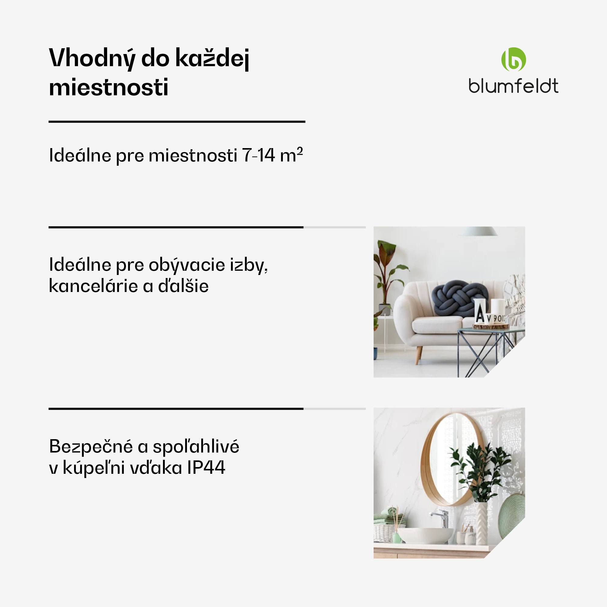 Blumfeldt SmartFlow Tower infračervený sálavý ohrievač, 700 W, 360° distribúcia tepla, WLAN-ovládanie – Obrázok 3