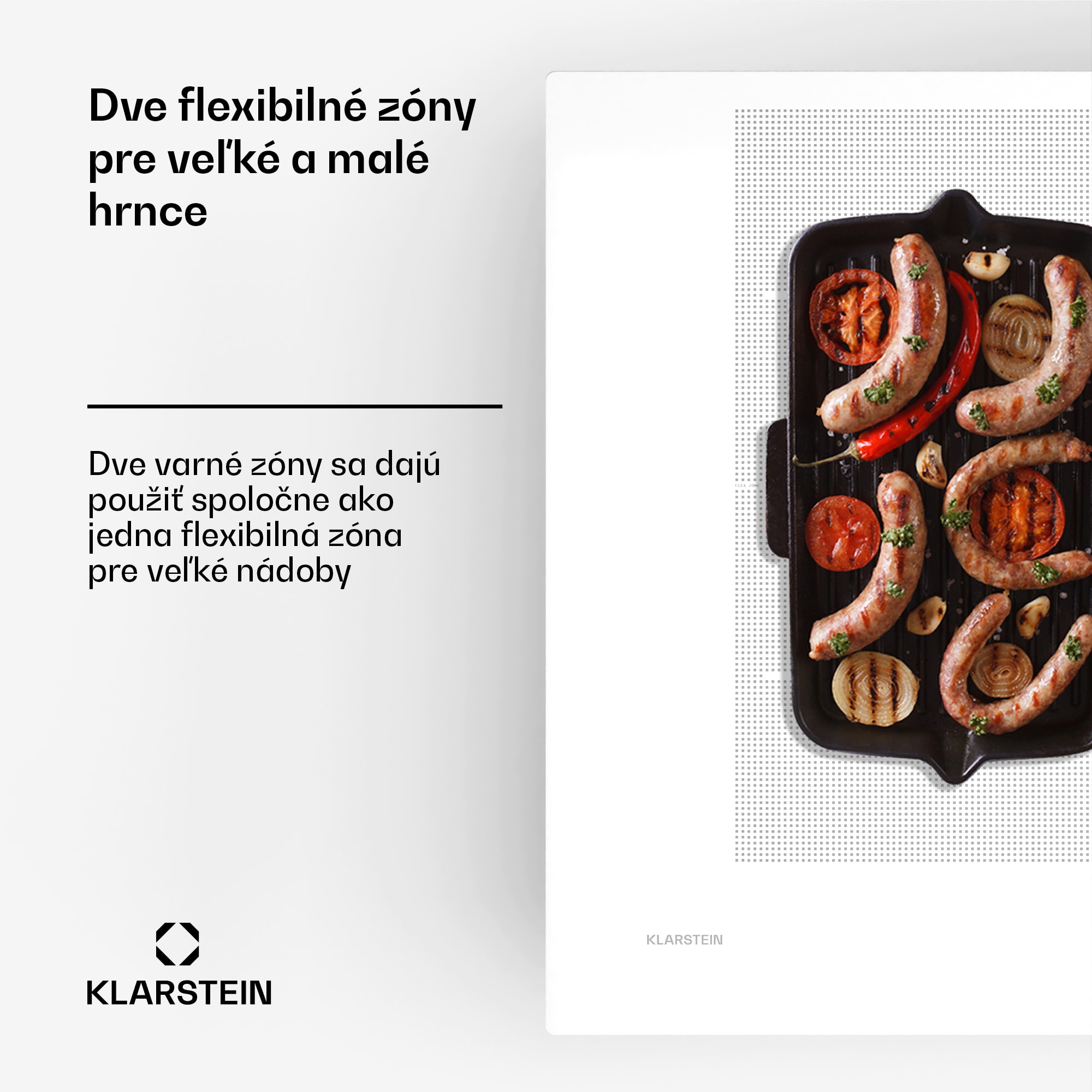 Klarstein Chef-Fusion Down Air System, 2 v 1, indukčná varná doska + digestor, výkonný, 7200 W – Obrázok 3